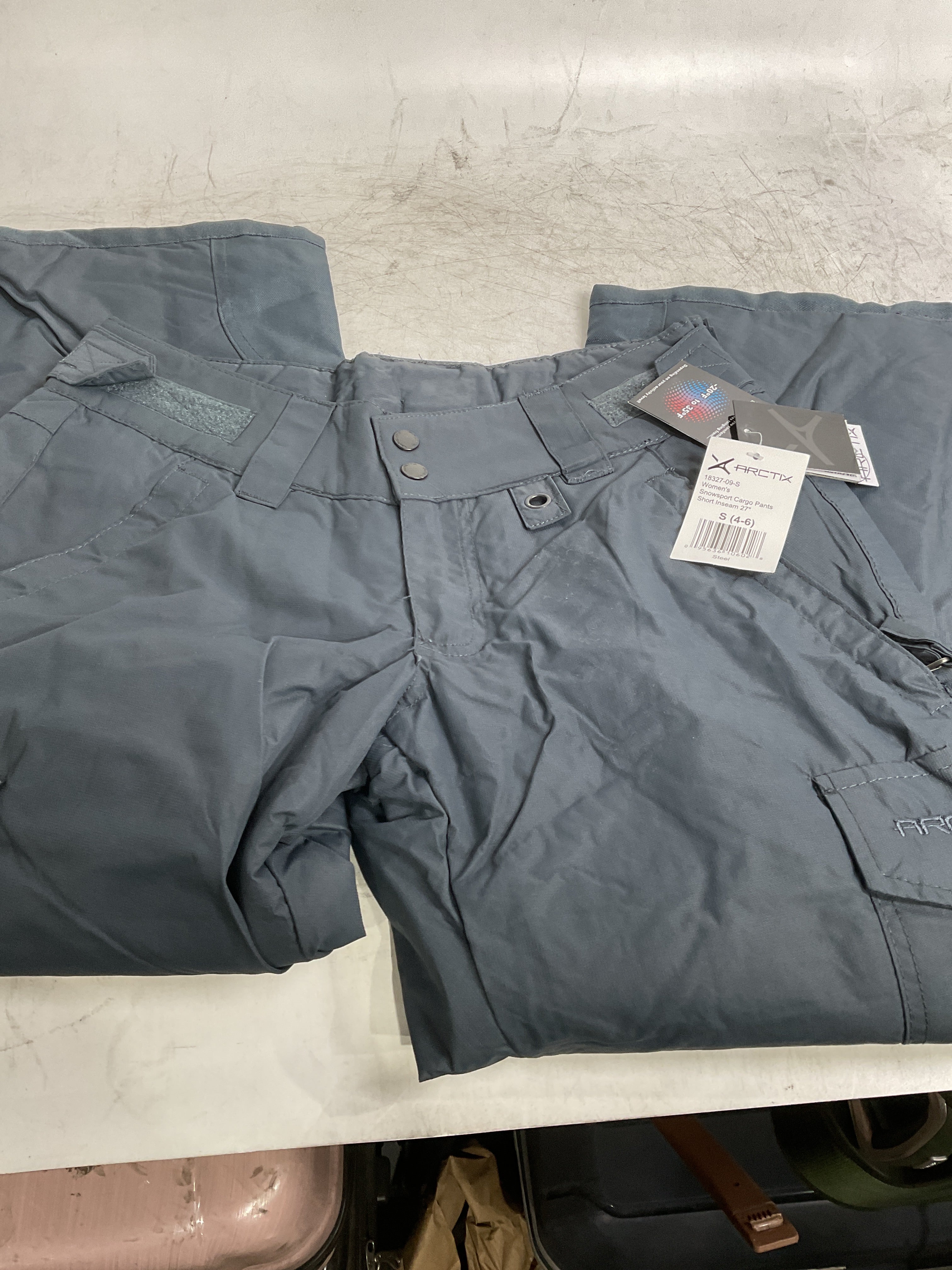 Arctix Women's Insulated Snowsports Cargo Pant ( Steel , Small/27" Inseam ) Steel Small 27 Inseam U3