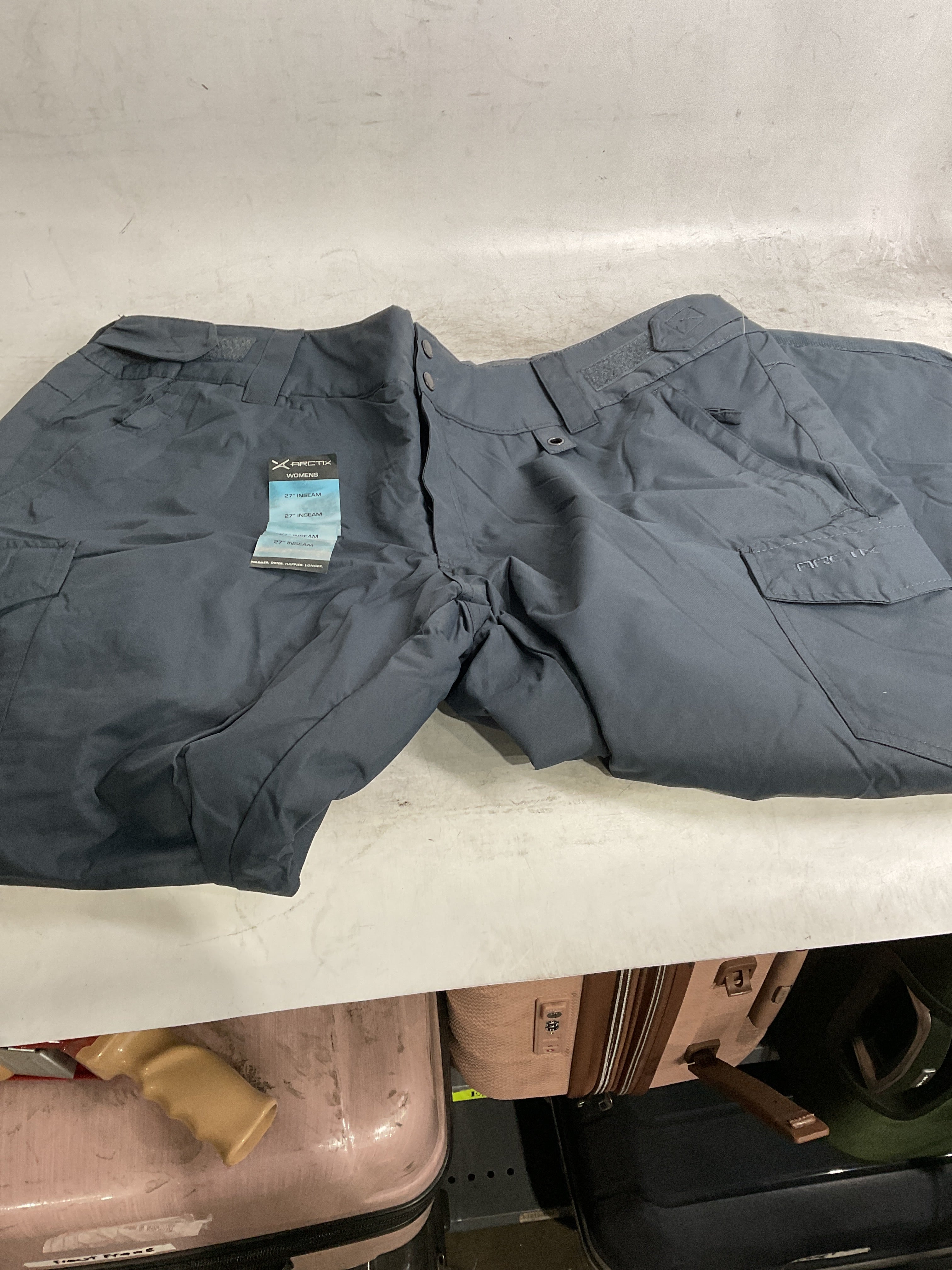 Arctix Women's Insulated Snowsports Cargo Pant ( Steel , 3X/27" Inseam ) Steel 3 X 27 Inseam U6