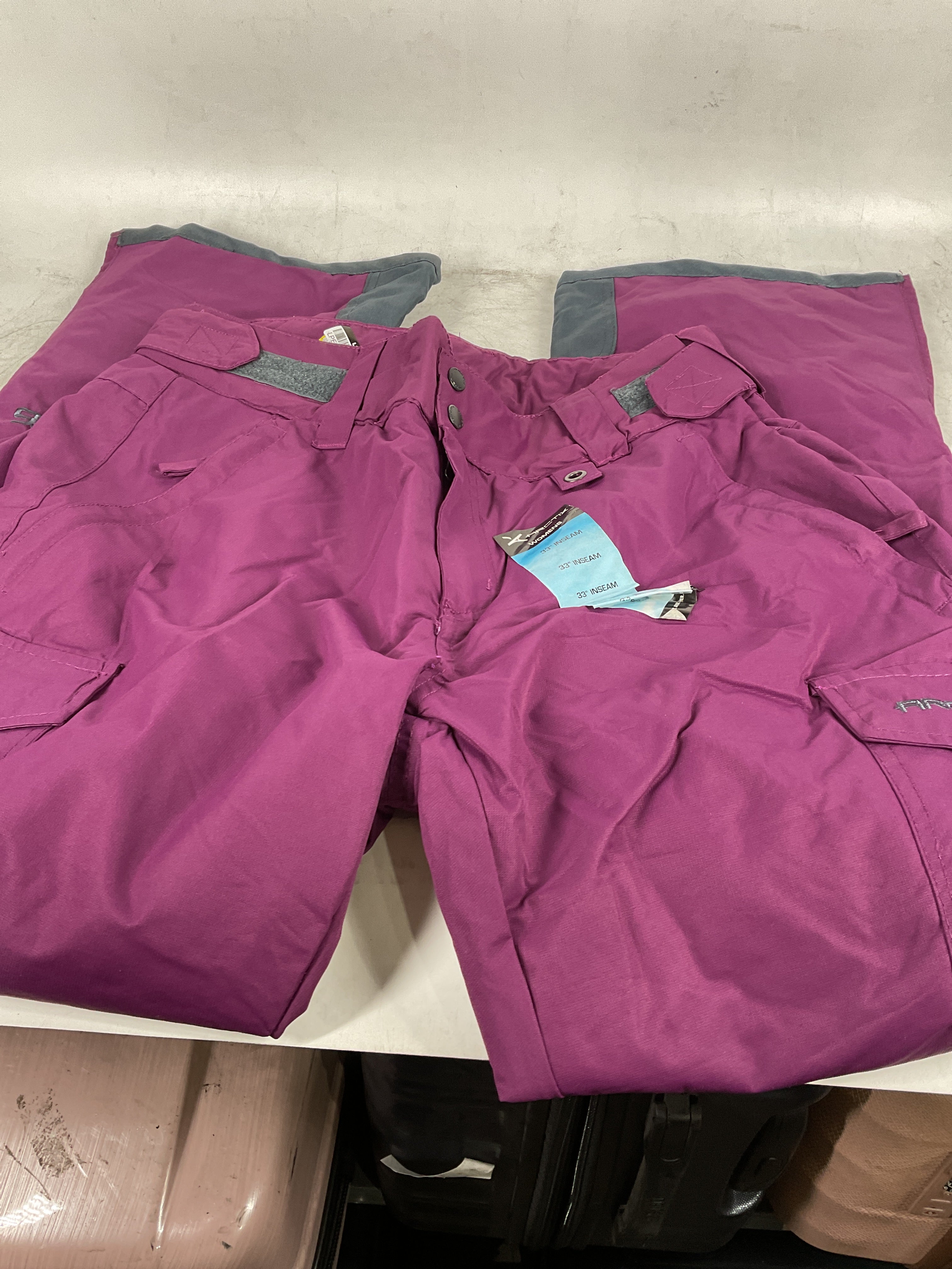 Arctix Women's Insulated Snowsports Cargo Pant ( Amethyst Melange , Large Tall ) Amethyst Melange Large Tall U1