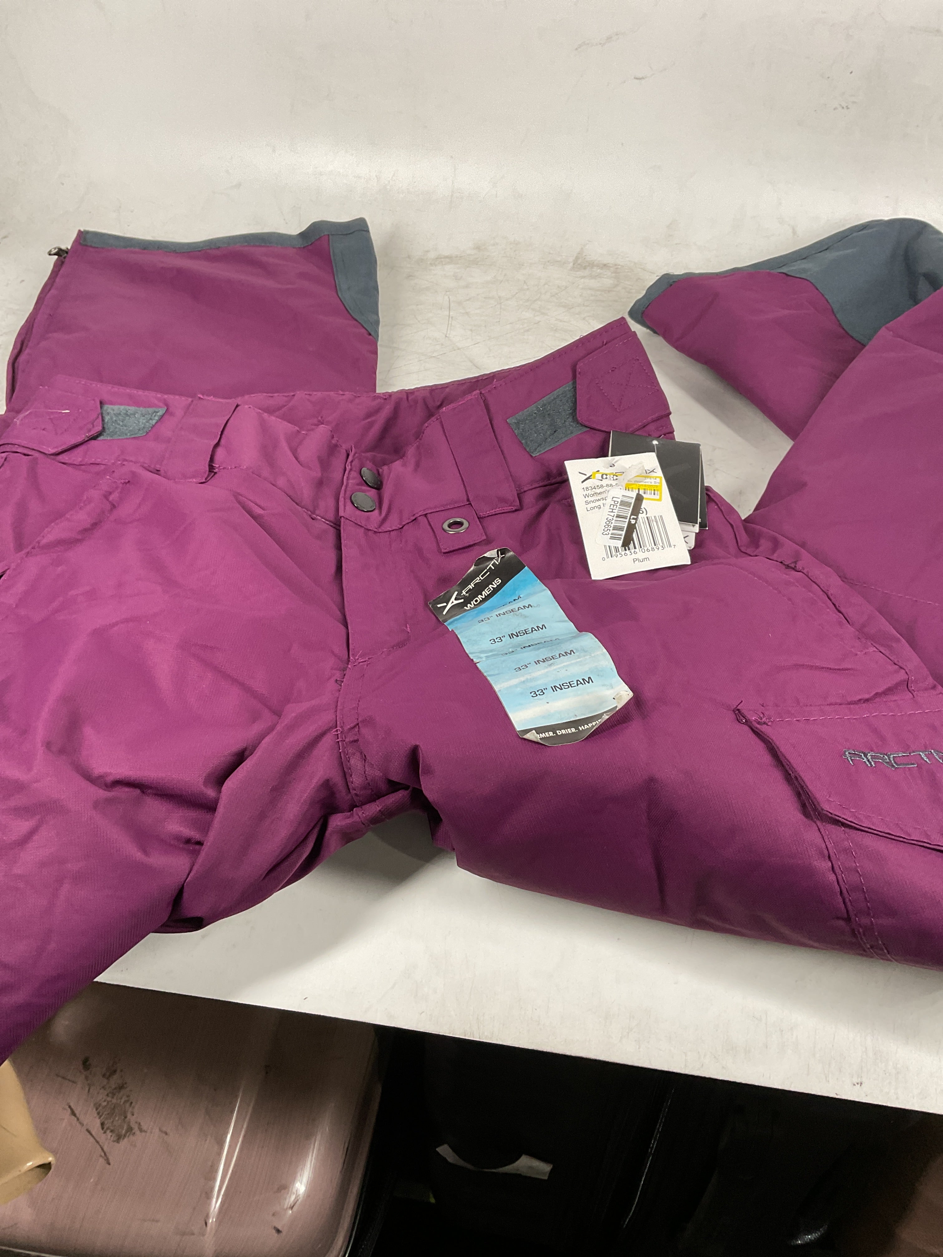 Arctix Women's Insulated Snowsports Cargo Pant ( Plum , Small Tall ) Plum Small Tall U7