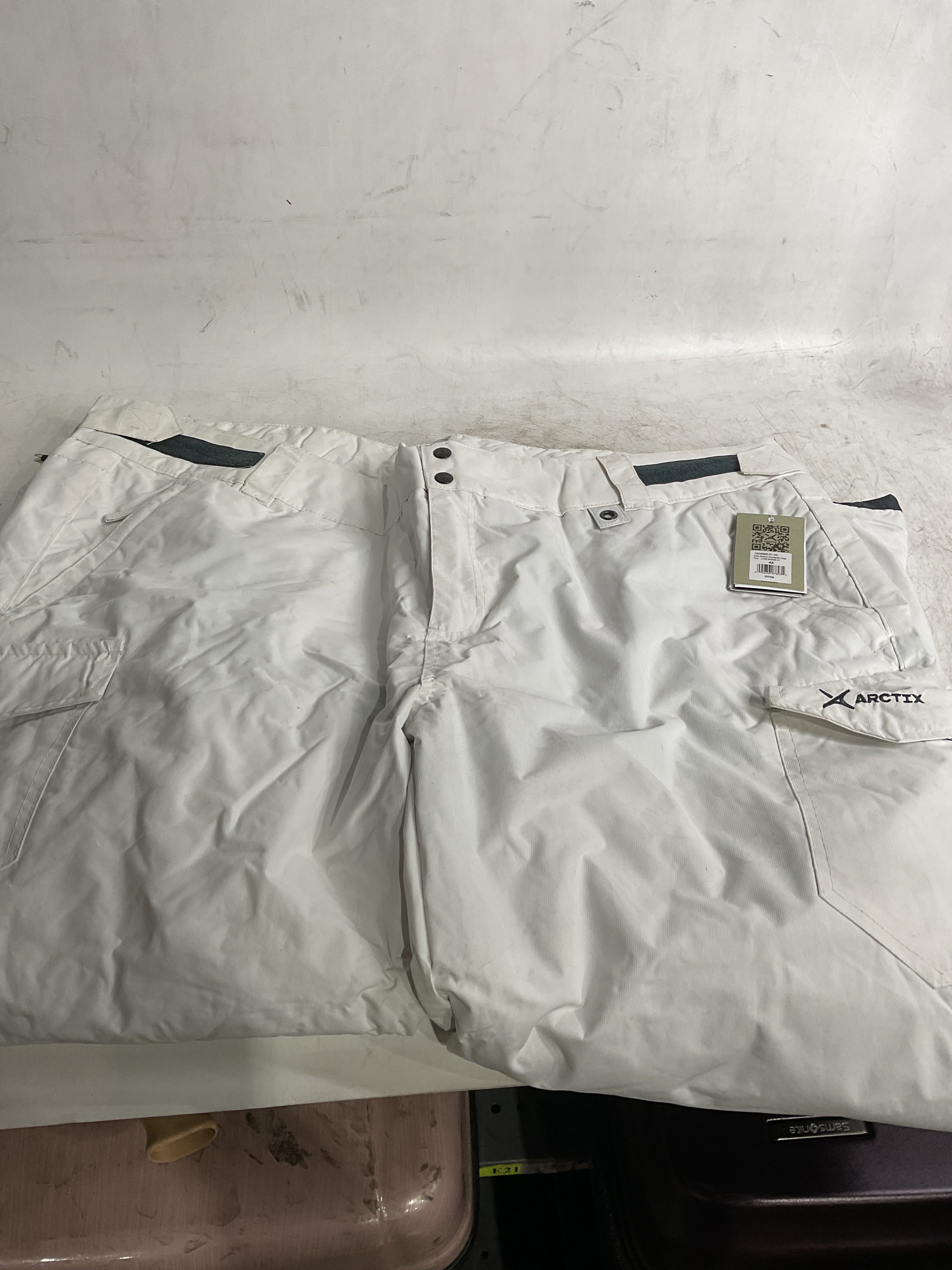 Arctix Women's Insulated Snowsports Cargo Pant ( White , 4X Tall ) White 4 X Tall U10