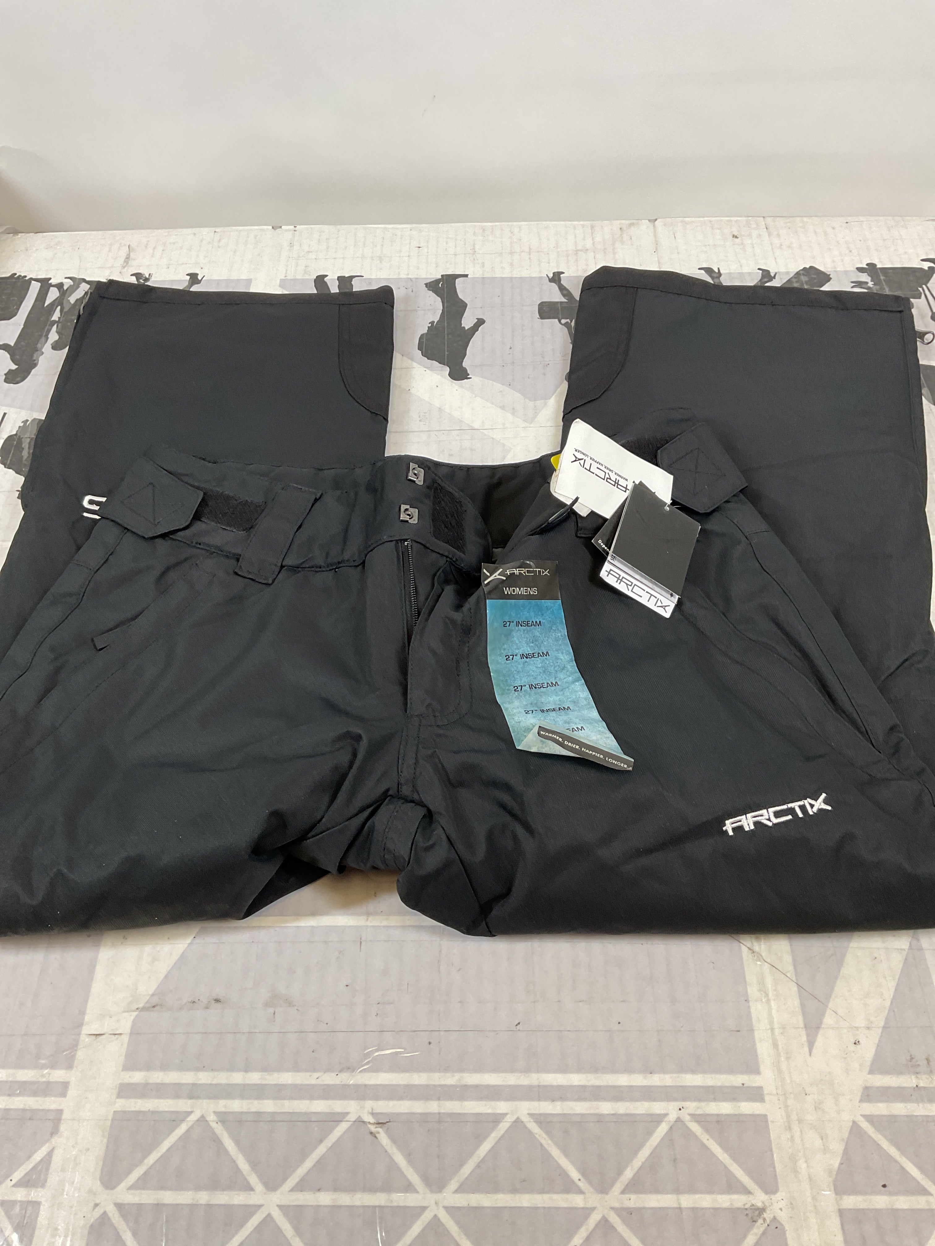 Arctix Women's Essential Insulated Snow Pant ( Black , Medium/27" Inseam ) Black Medium 27 Inseam U14
