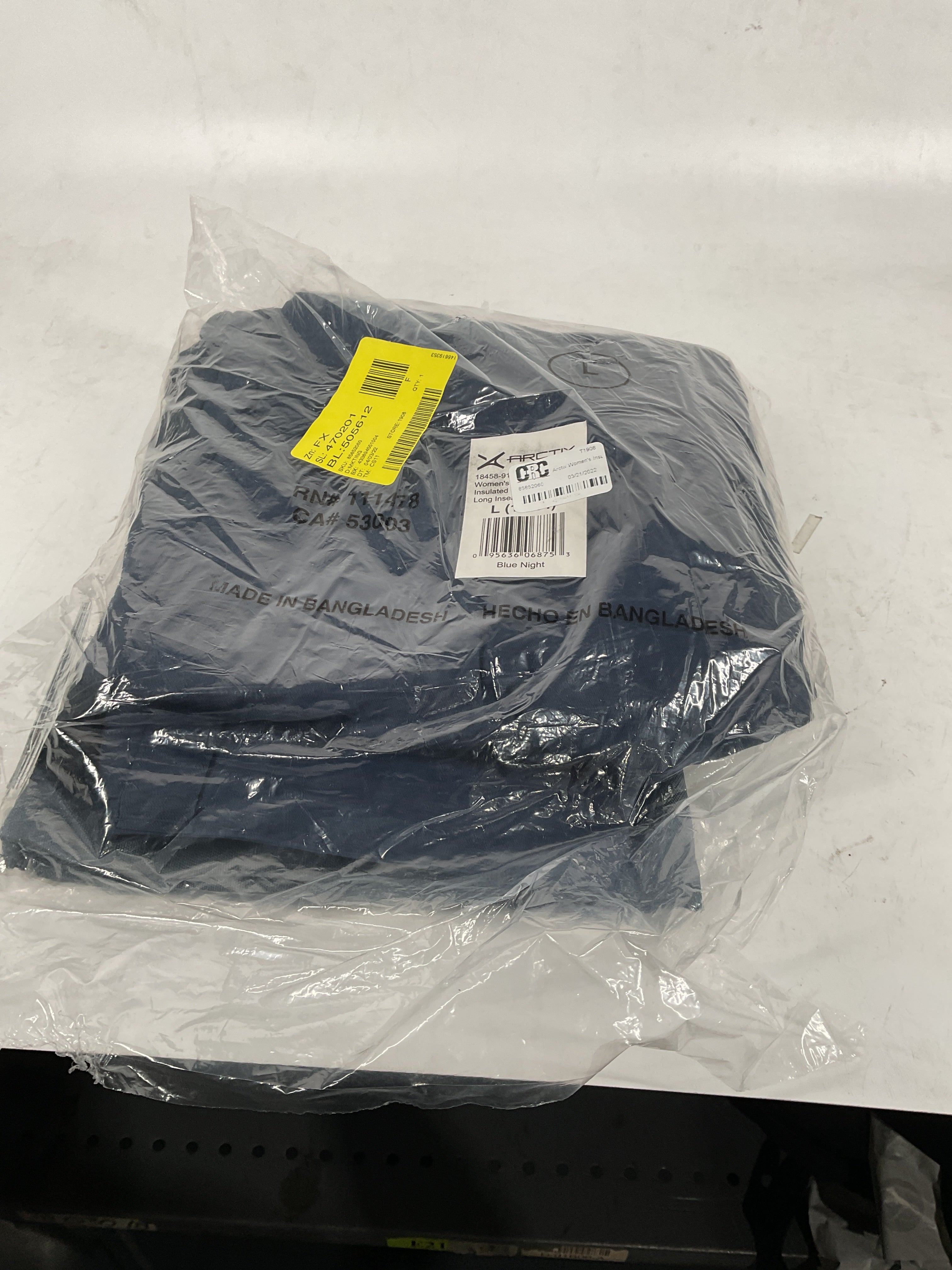 Arctix Women's Essential Insulated Snow Pant Blue Night Large Tall U1