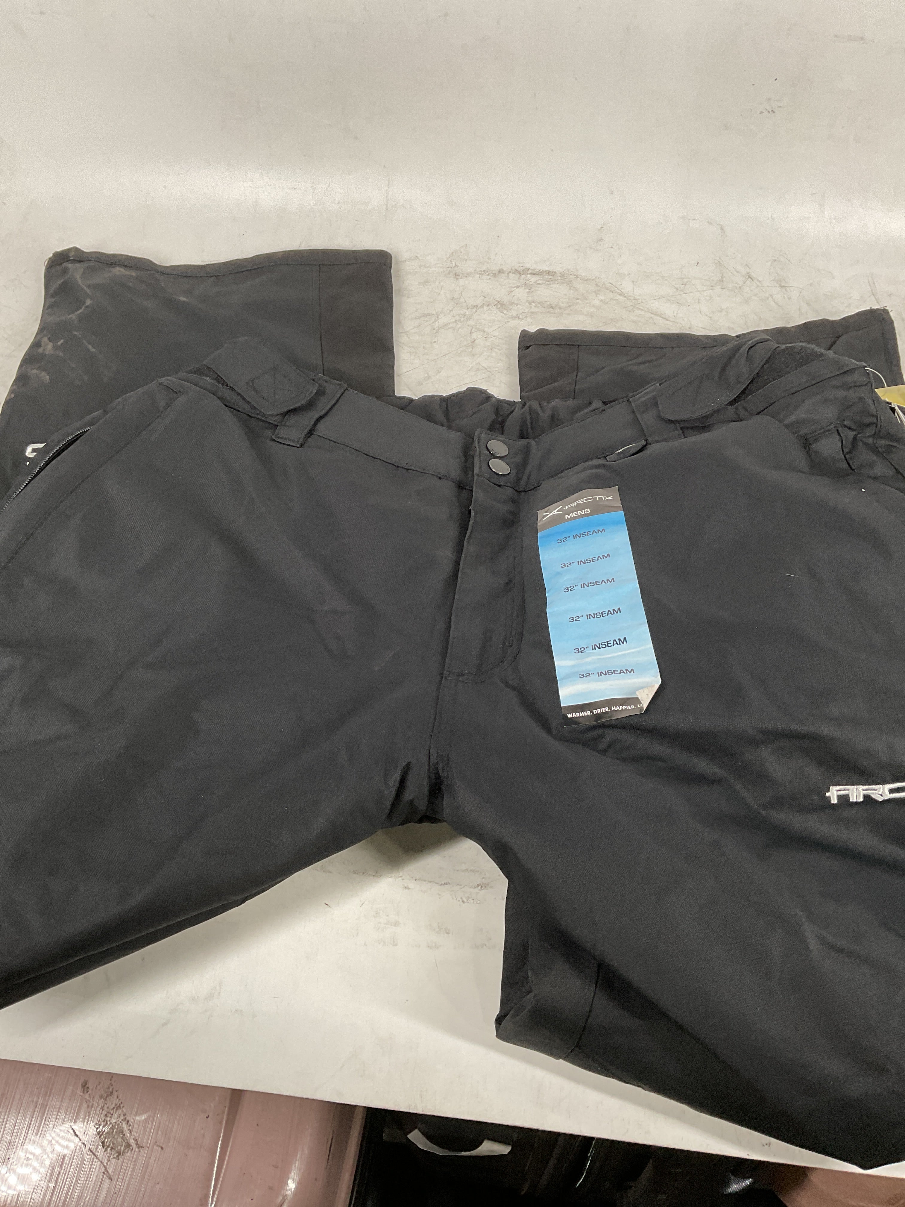 Arctix Men's Essential Insulated Snow Pant ( Black , Large/32" Inseam ) Black Large 32 Inseam U6