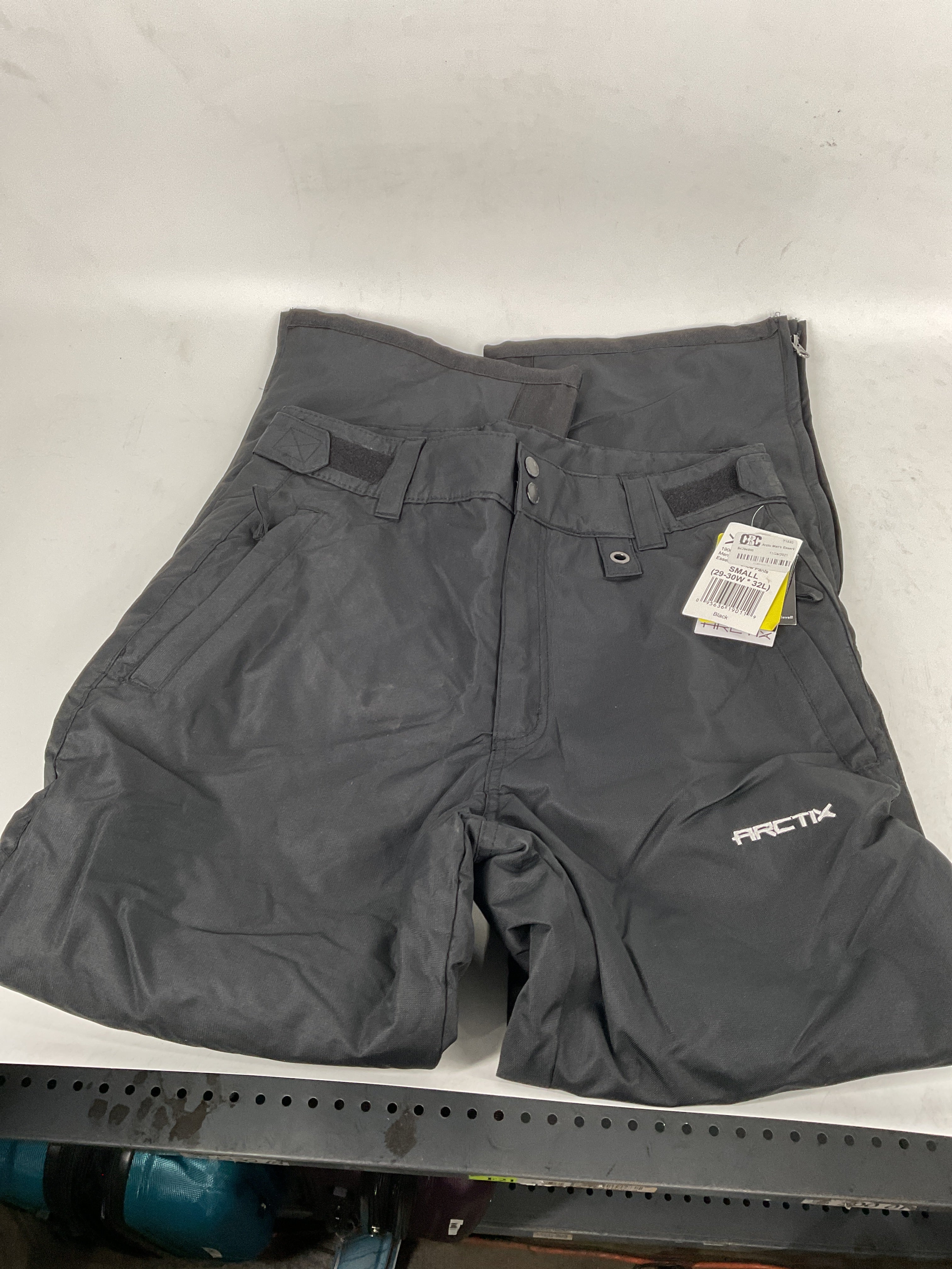 Arctix Men's Essential Insulated Snow Pant Black Small 32 Inseam U6