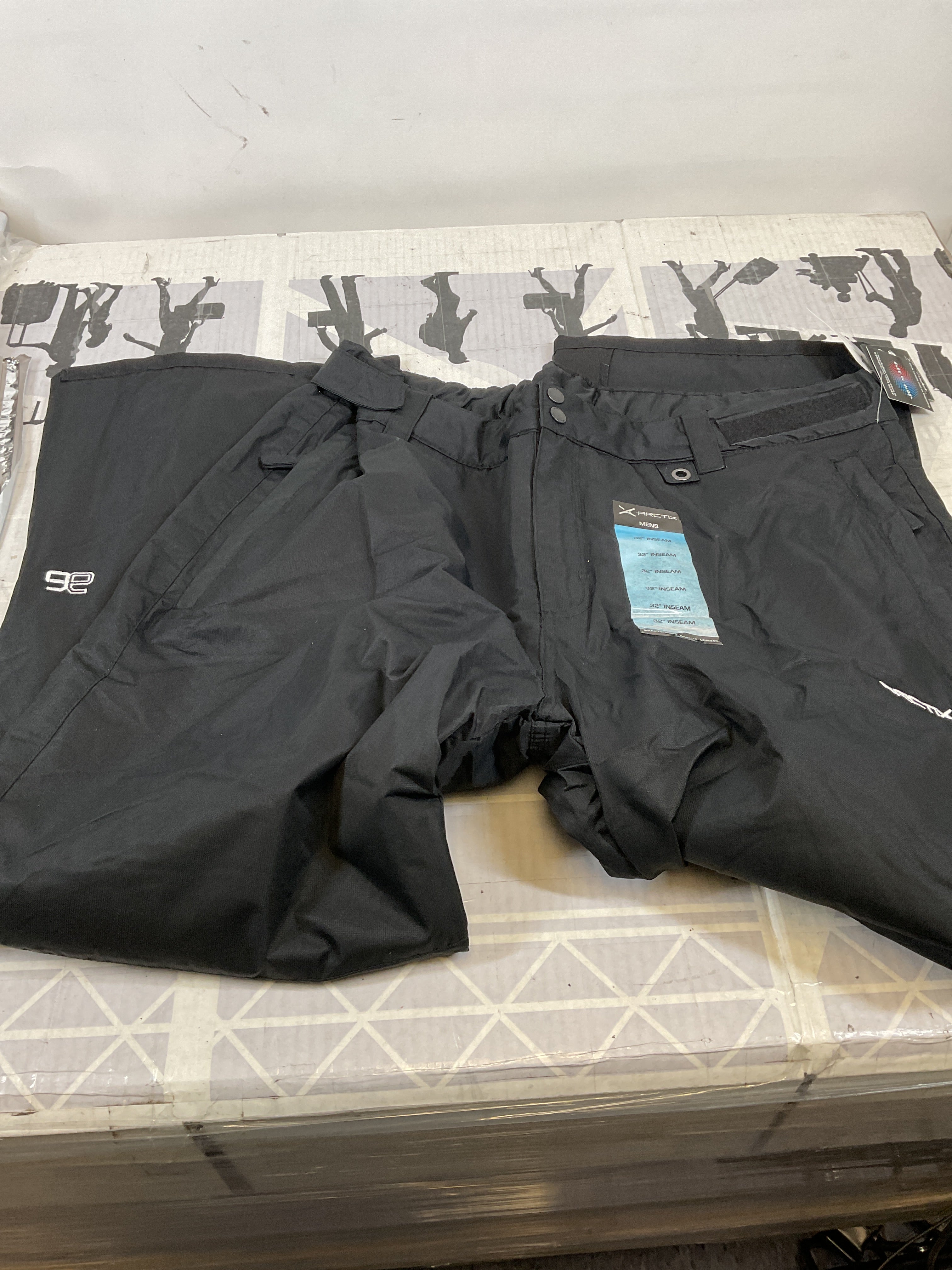 Arctix Men's Essential Insulated Snow Pant ( Black , X-Large/32" Inseam ) Black X Large 32 Inseam U8