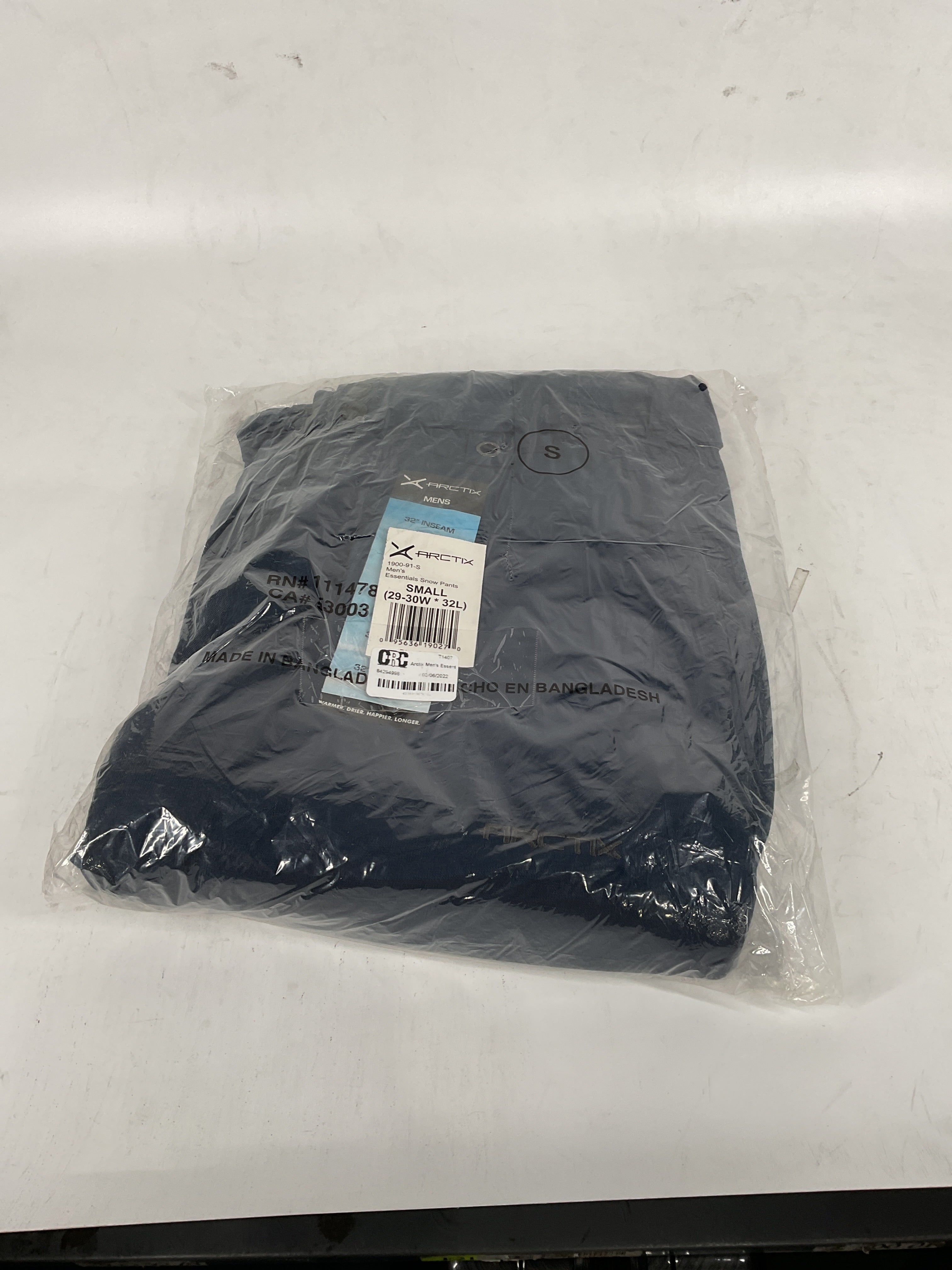 Arctix Men's Essential Insulated Snow Pant Blue Night Small U2
