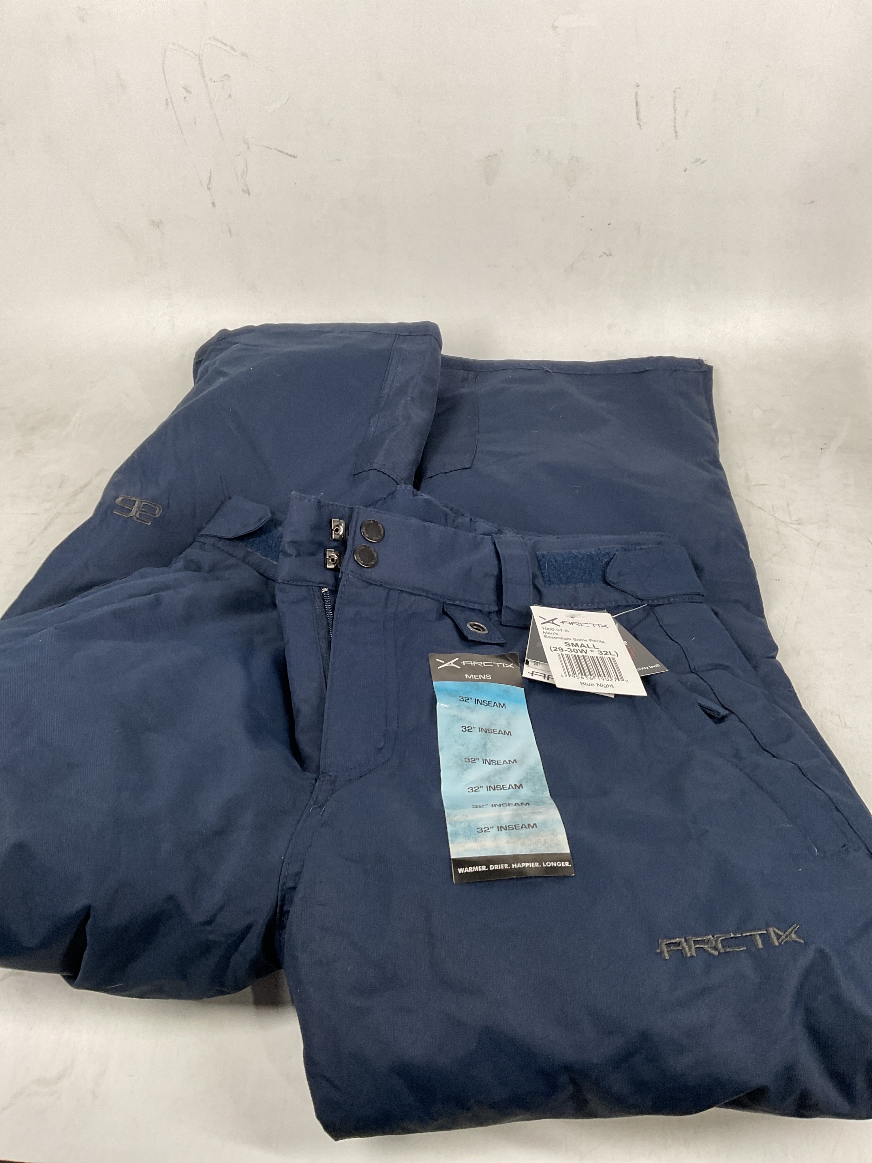 Arctix Men's Essential Insulated Snow Pant Blue Night Small U3