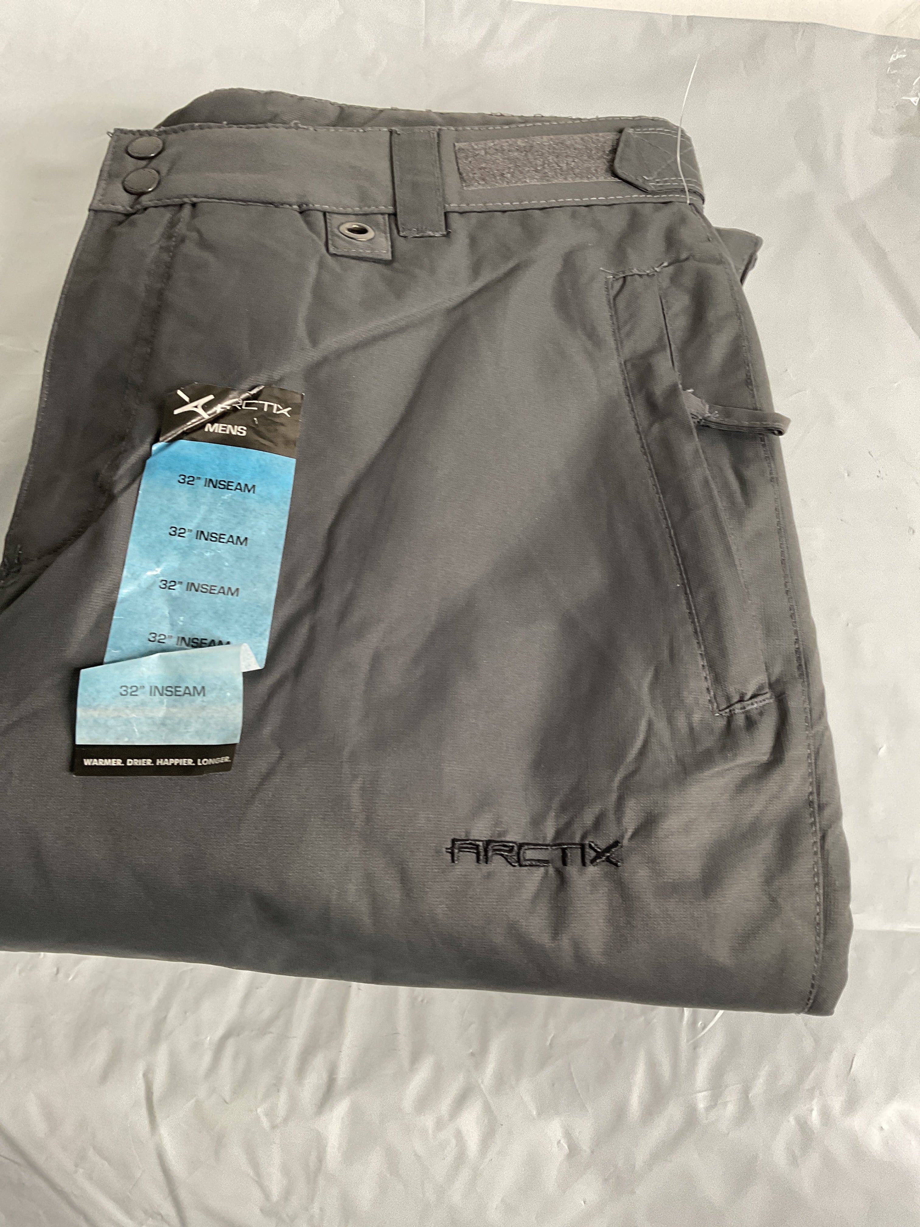Arctix Men's Essential Insulated Snow Pant ( Charcoal , Large ) Charcoal Large U8