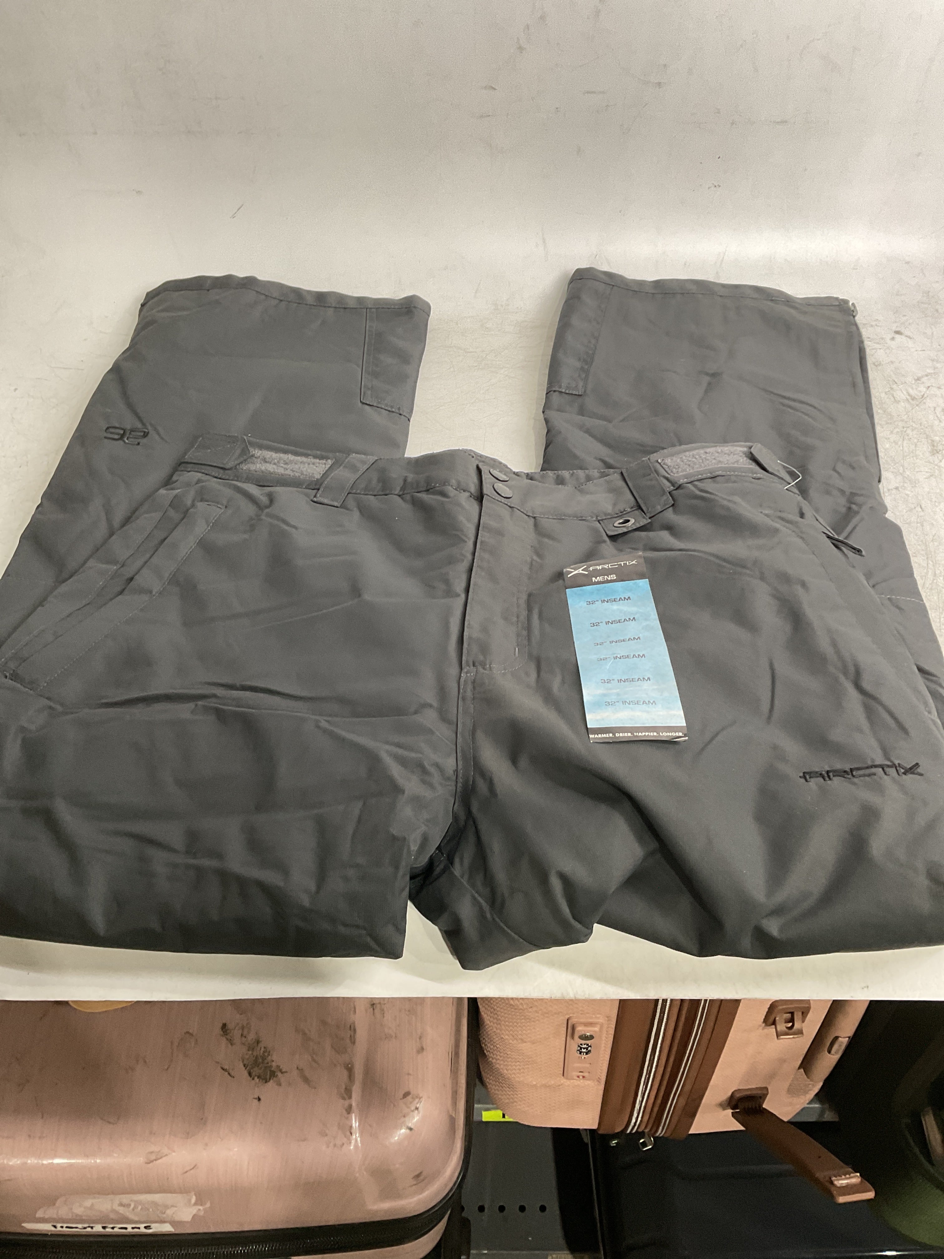 Arctix Men's Essential Insulated Snow Pant ( Charcoal , Medium/32" Inseam ) Charcoal Medium 32 Inseam U1