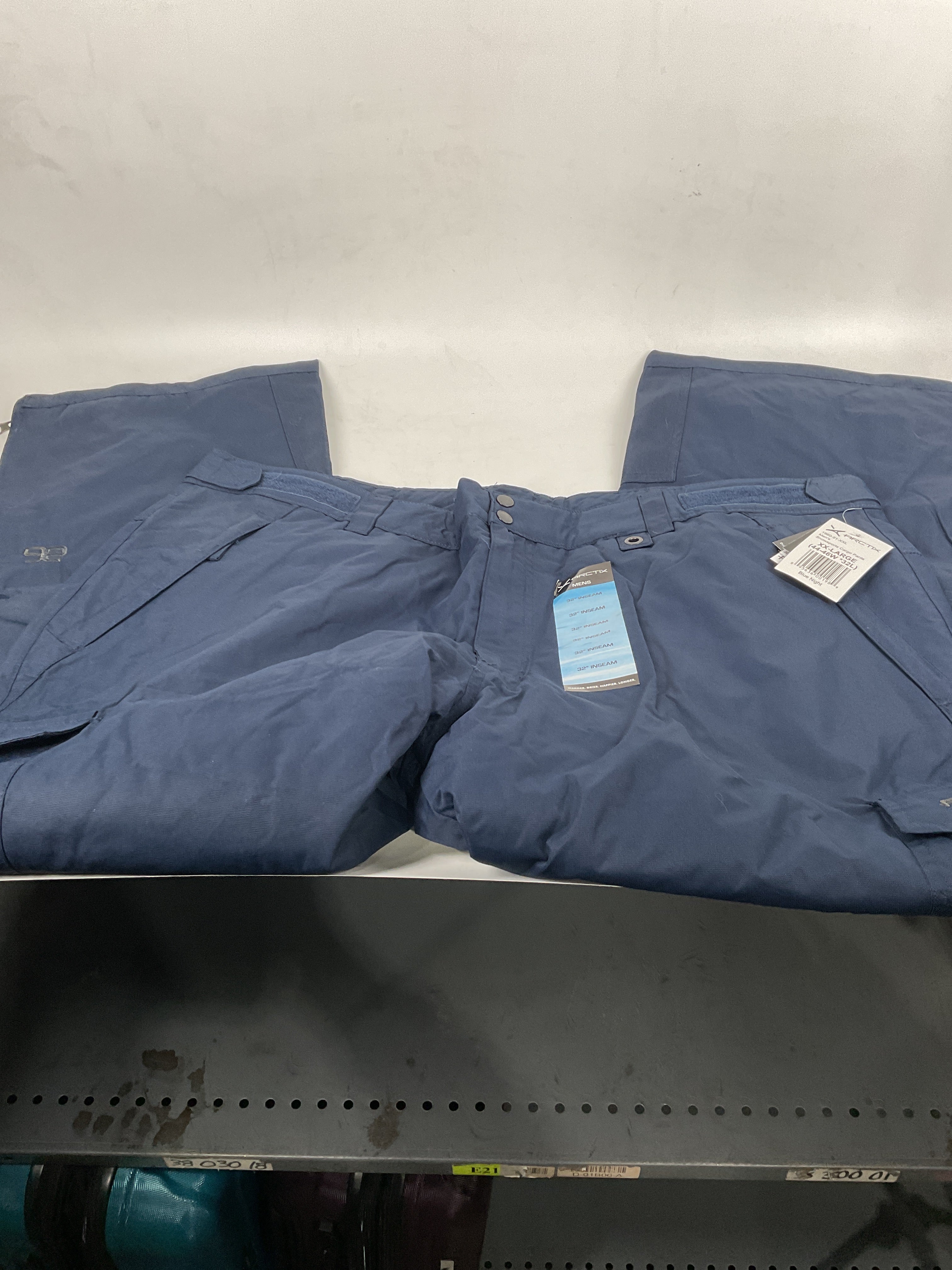 Arctix Men's Insulated Snowsports Cargo Pant Blue Night X Large 32 Inseam U1