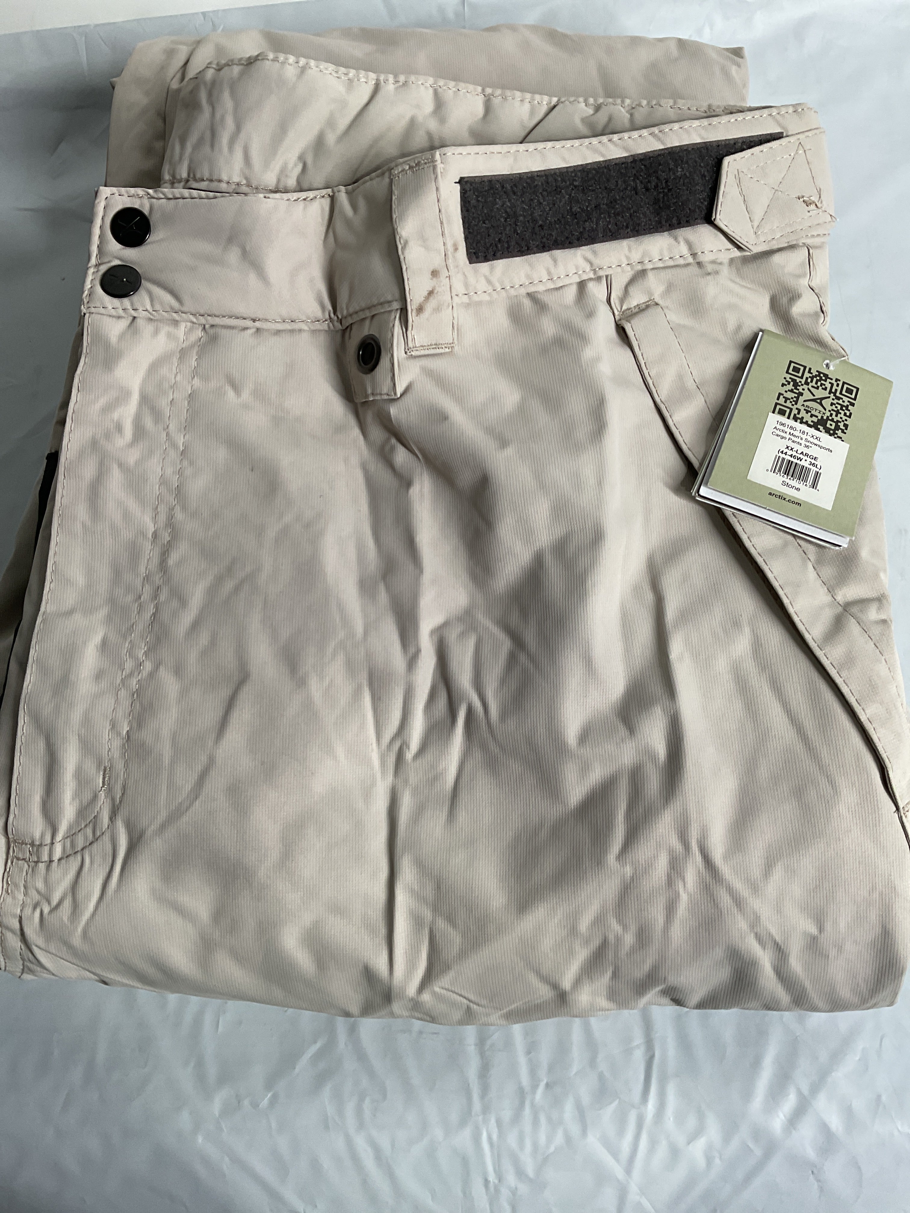 Arctix Men's Insulated Snowsports Cargo Pant ( Stone , XX-Large/36" Inseam ) Stone XX Large 36 Inseam U6