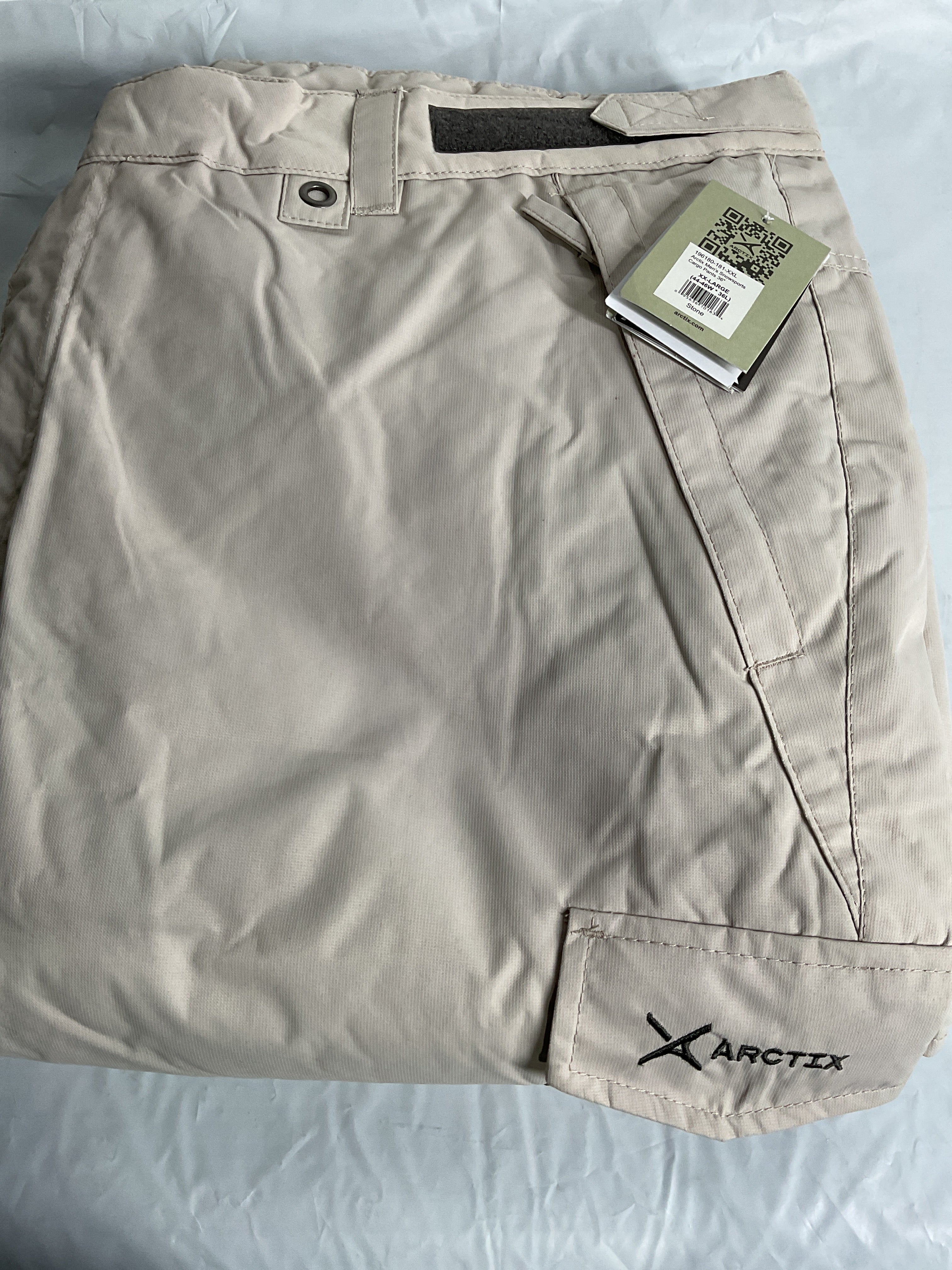 Arctix Men's Insulated Snowsports Cargo Pant ( Stone , XX-Large/36" Inseam ) Stone XX Large 36 Inseam U7