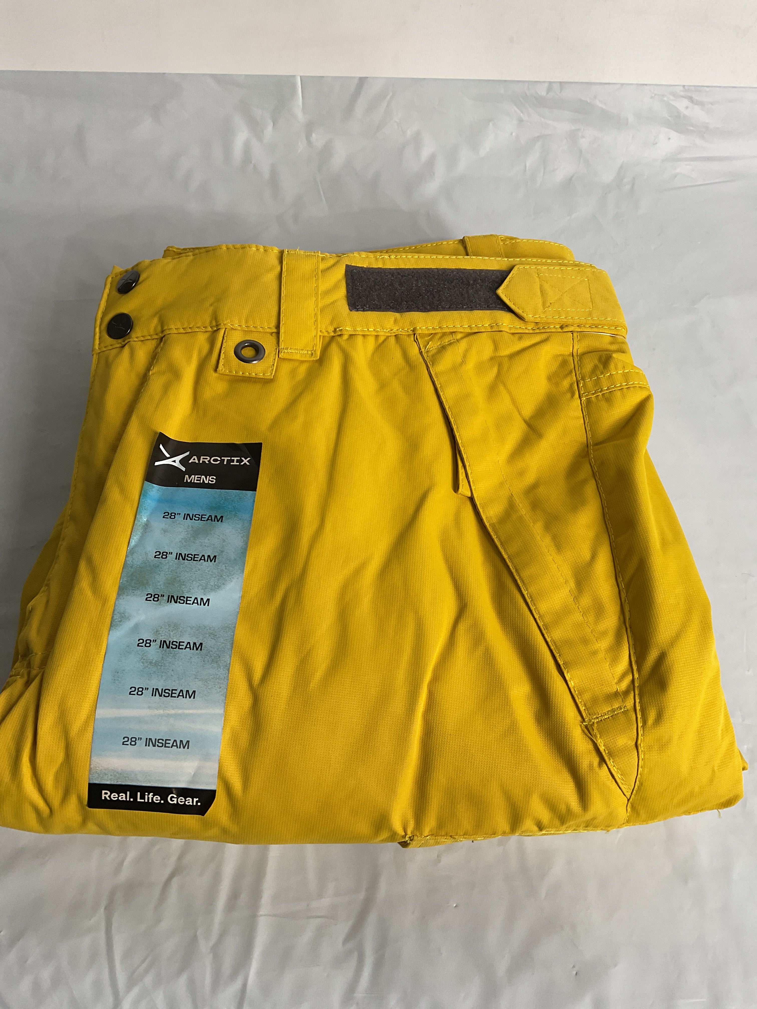 Arctix Men's Insulated Snowsports Cargo Pant ( Bamboo Yellow , Large/28" Inseam ) Bamboo Yellow Large 28 Inseam U10