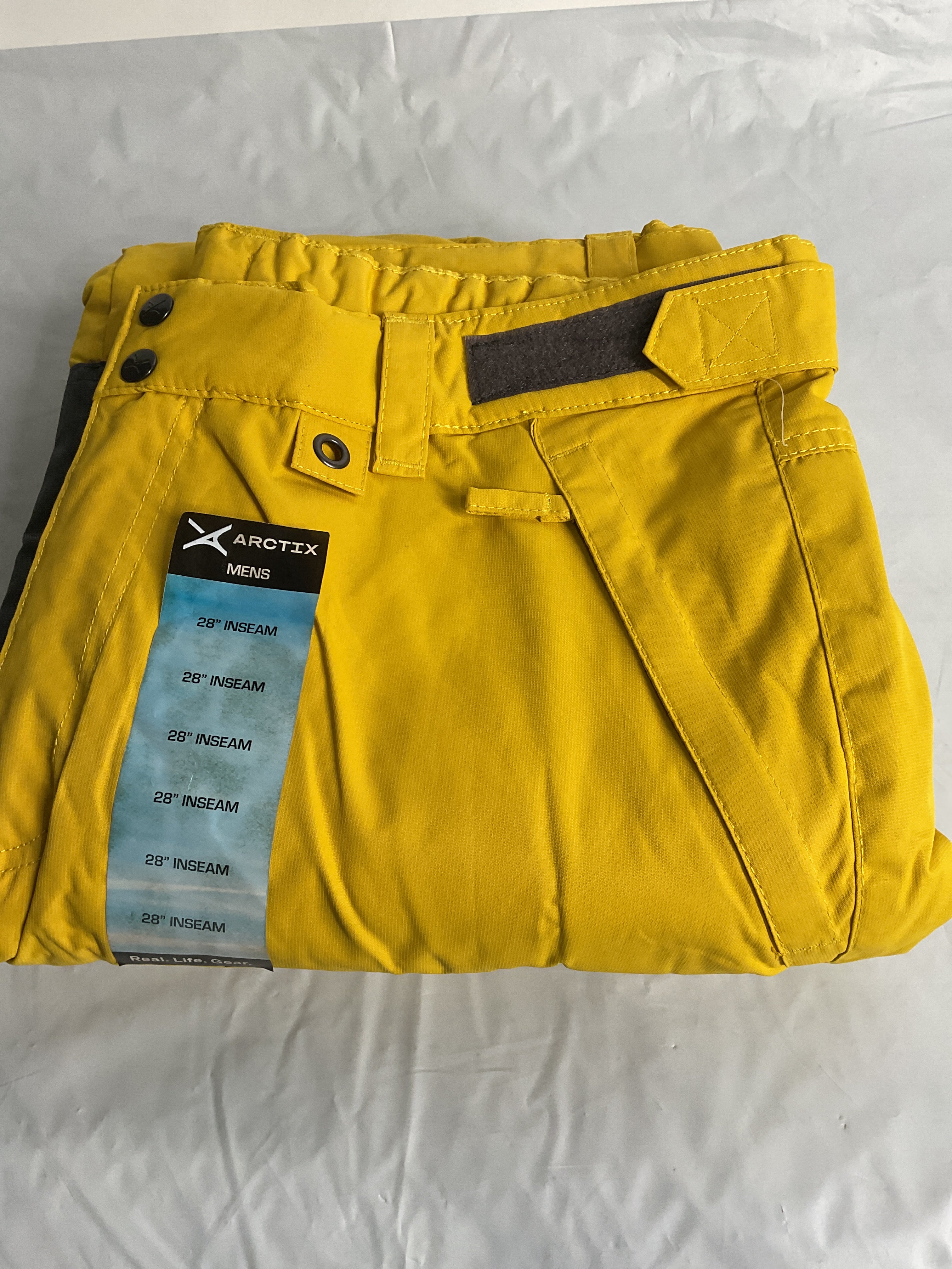 Arctix Men's Insulated Snowsports Cargo Pant ( Bamboo Yellow , Large/28" Inseam ) Bamboo Yellow Large 28 Inseam U9