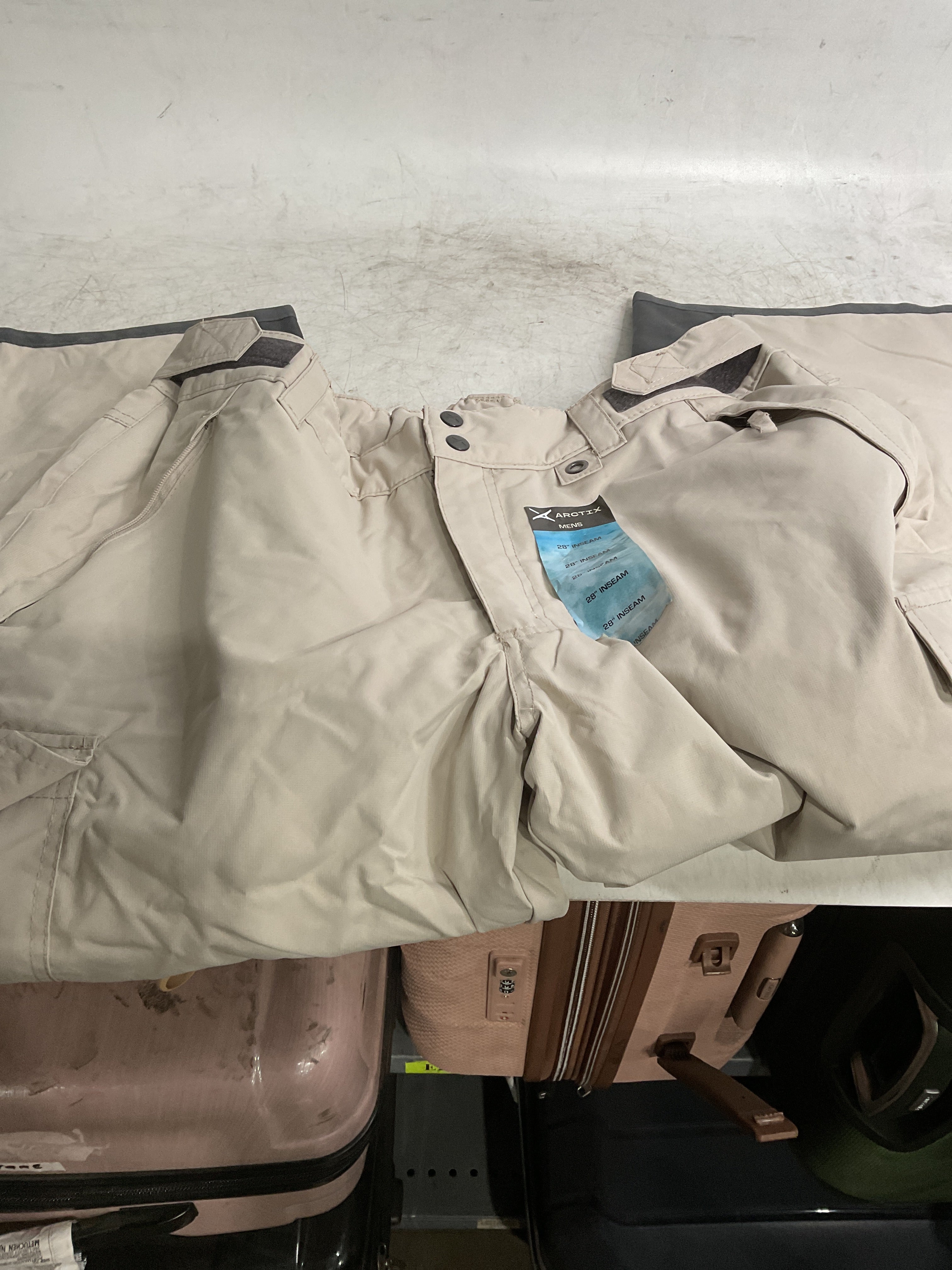 Arctix Men's Insulated Snowsports Cargo Pant ( Stone , Large/28" Inseam ) Stone Large 28 Inseam U15