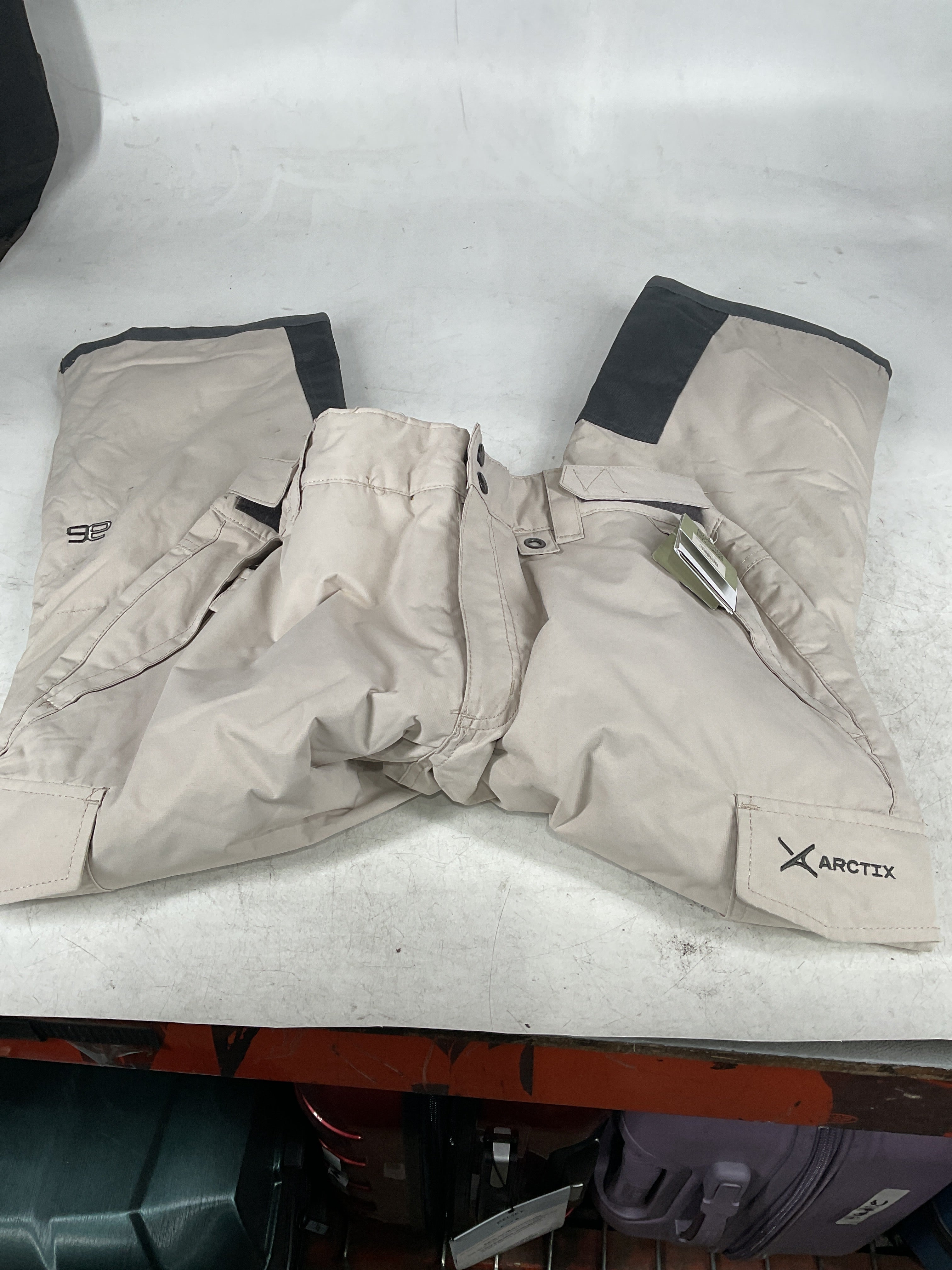 Arctix Men's Insulated Snowsports Cargo Pant Stone Large 28 Inseam U8