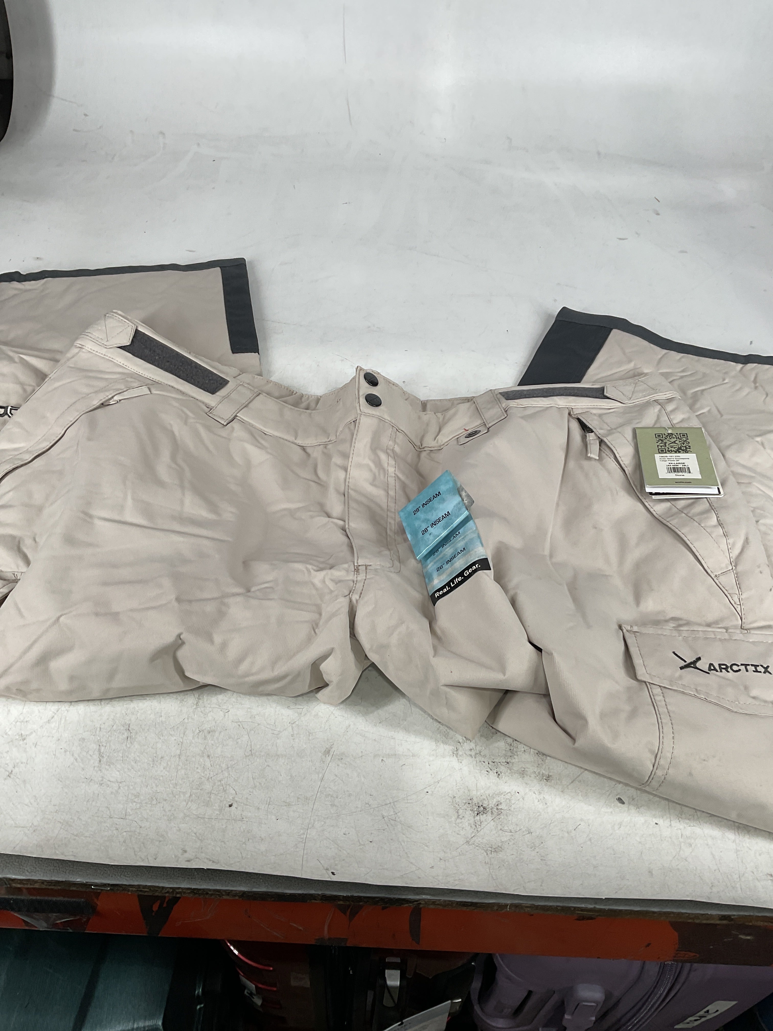 Arctix Men's Insulated Snowsports Cargo Pant Stone XX Large 28 Inseam U2