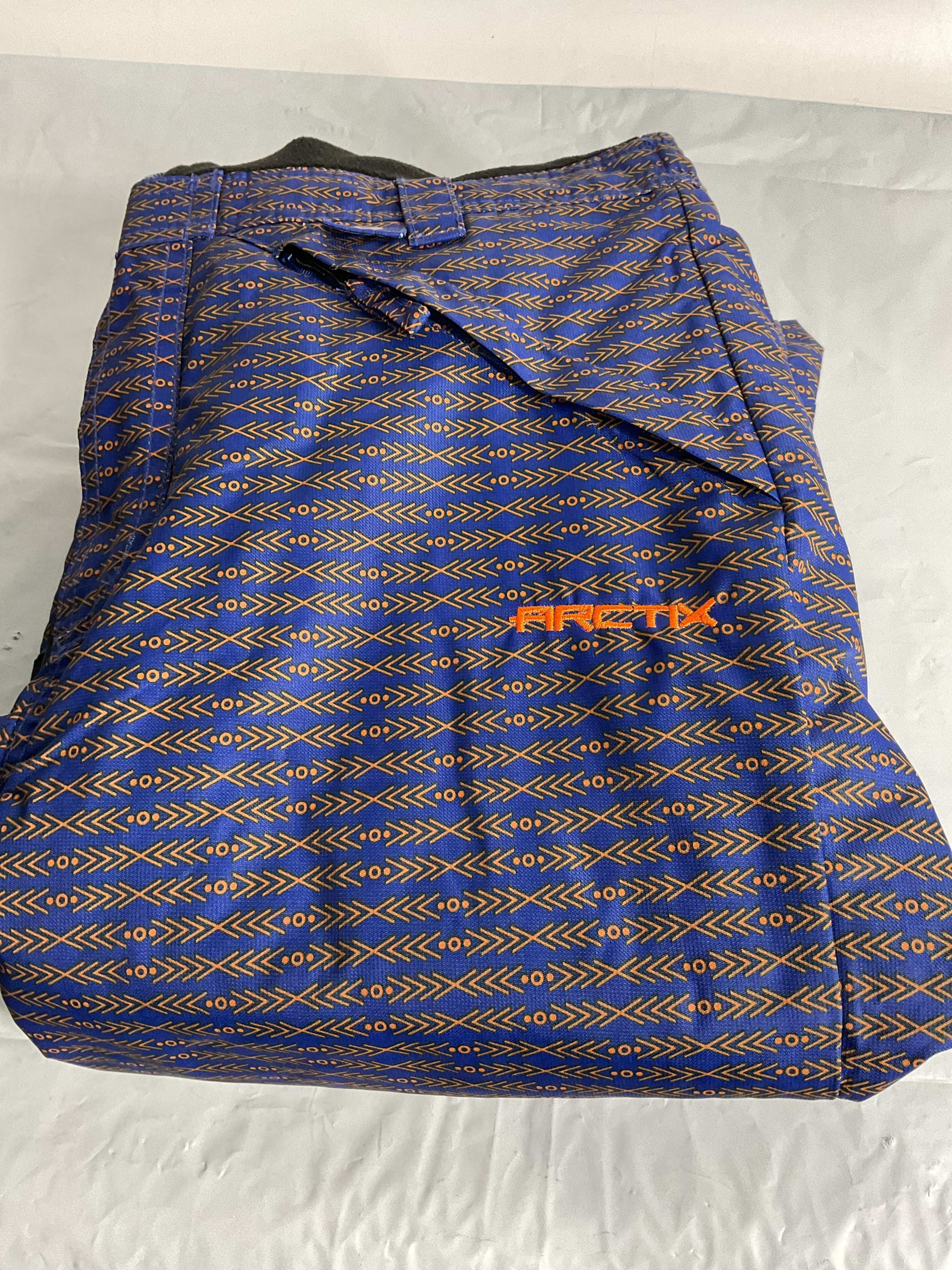 Arctix Kids Infinity Bib Overalls ( Arrowhead Royal Blue/Orange , Large ) Arrowhead Royal Blue/Orange Large U2