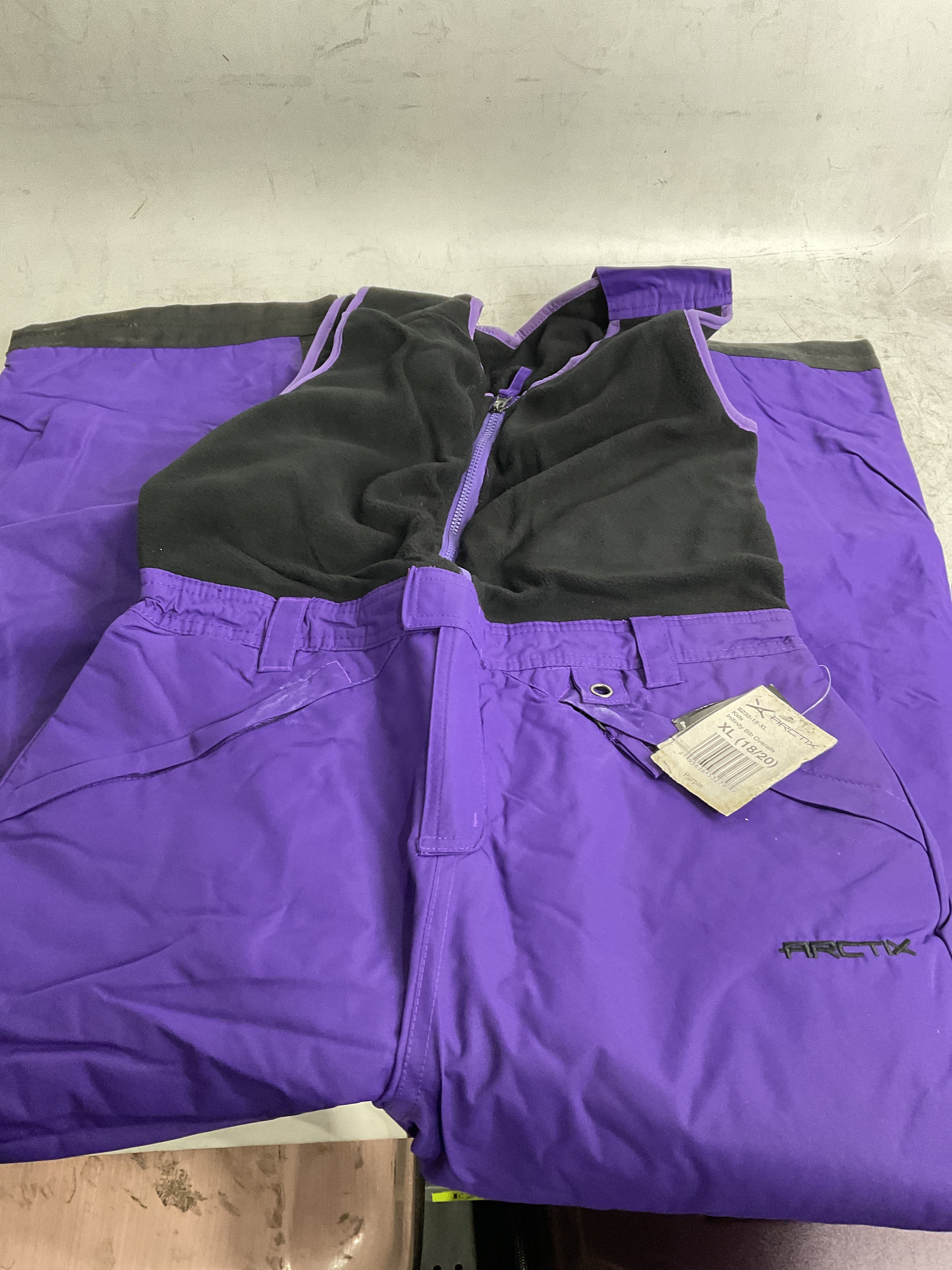 Arctix Kids Infinity Bib Overalls ( Purple , X-Large ) Purple X Large U2