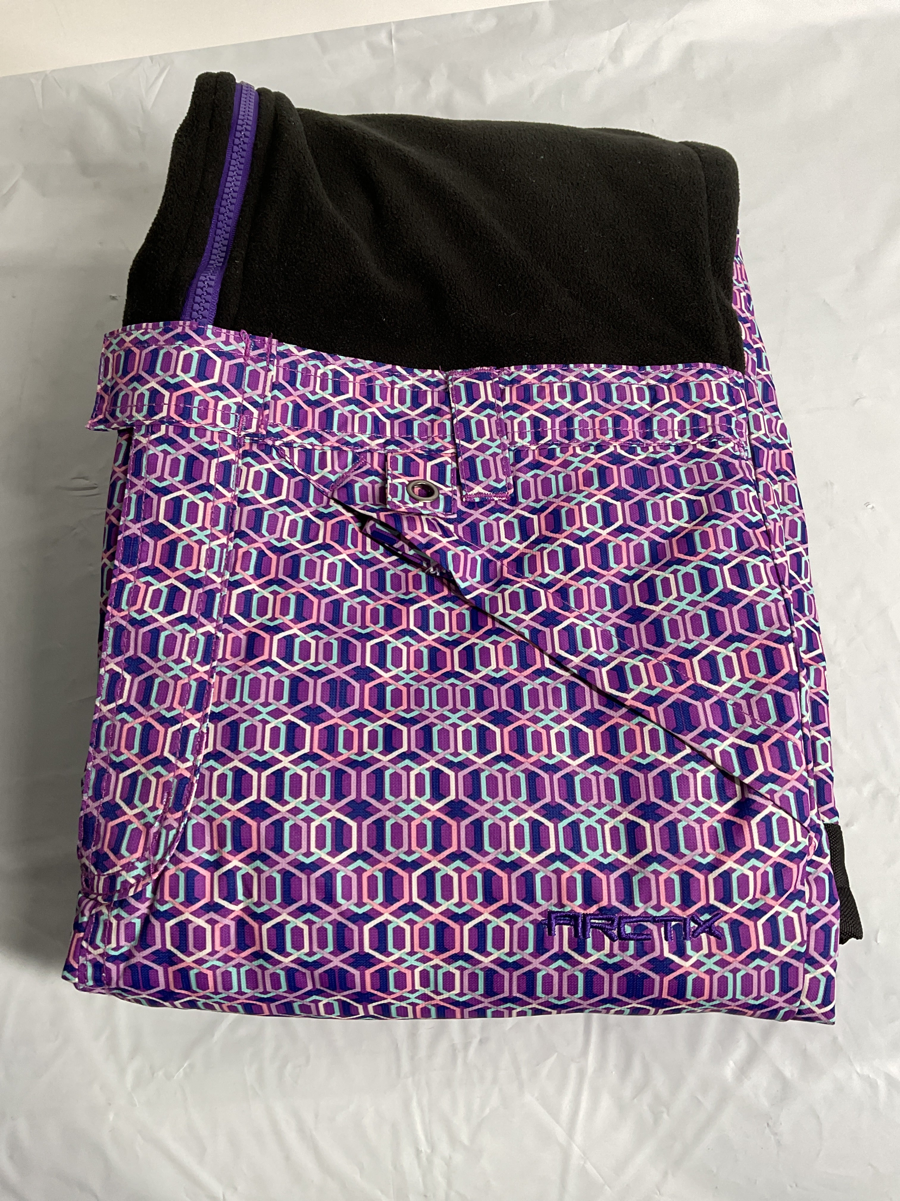 Arctix Kids Infinity Bib Overalls ( Chainlink Purple , X-Large ) Chainlink Purple X Large U5
