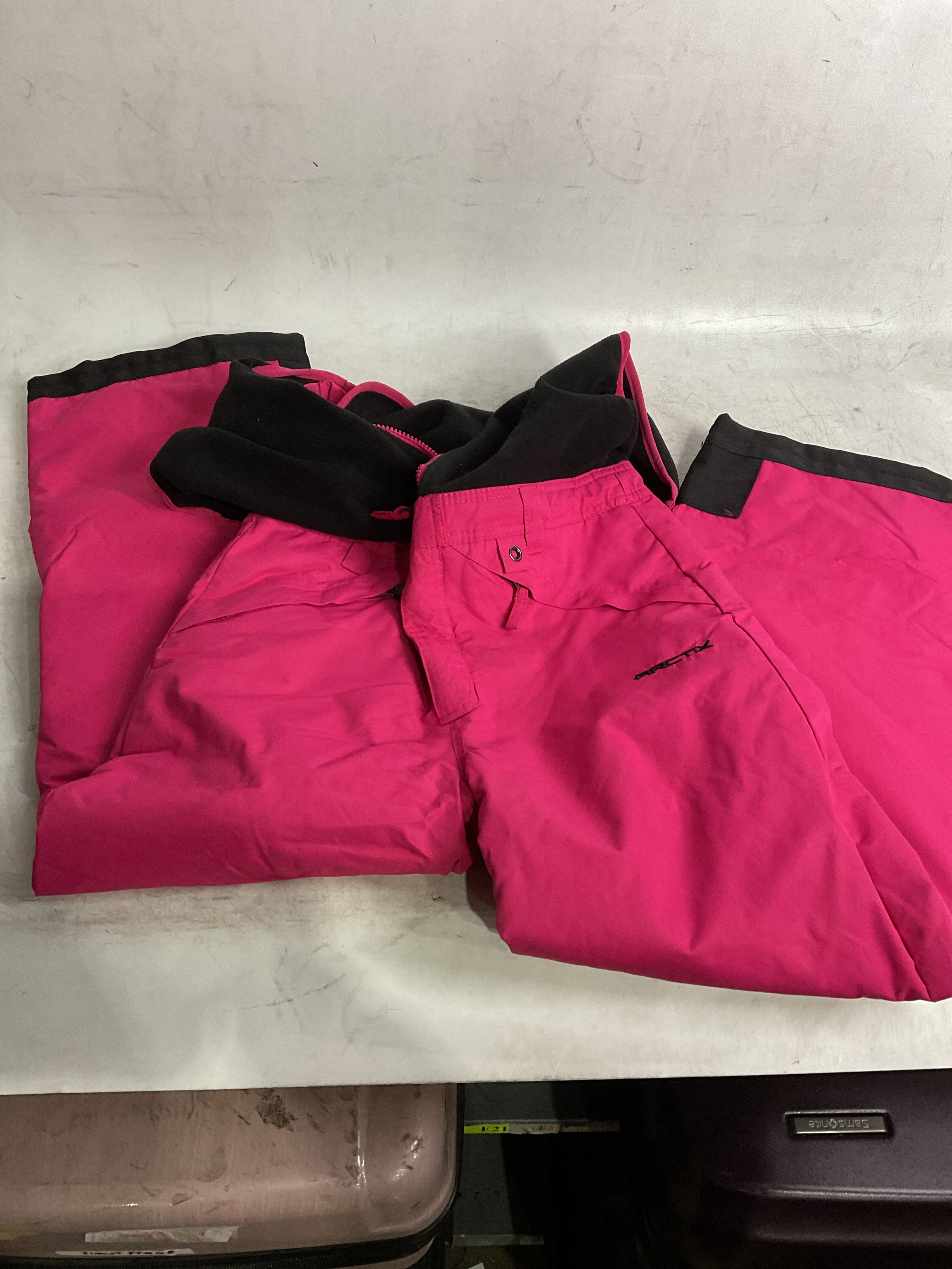 Arctix Kids Infinity Bib Overalls ( Fuchsia , Large ) Fuchsia Large U1