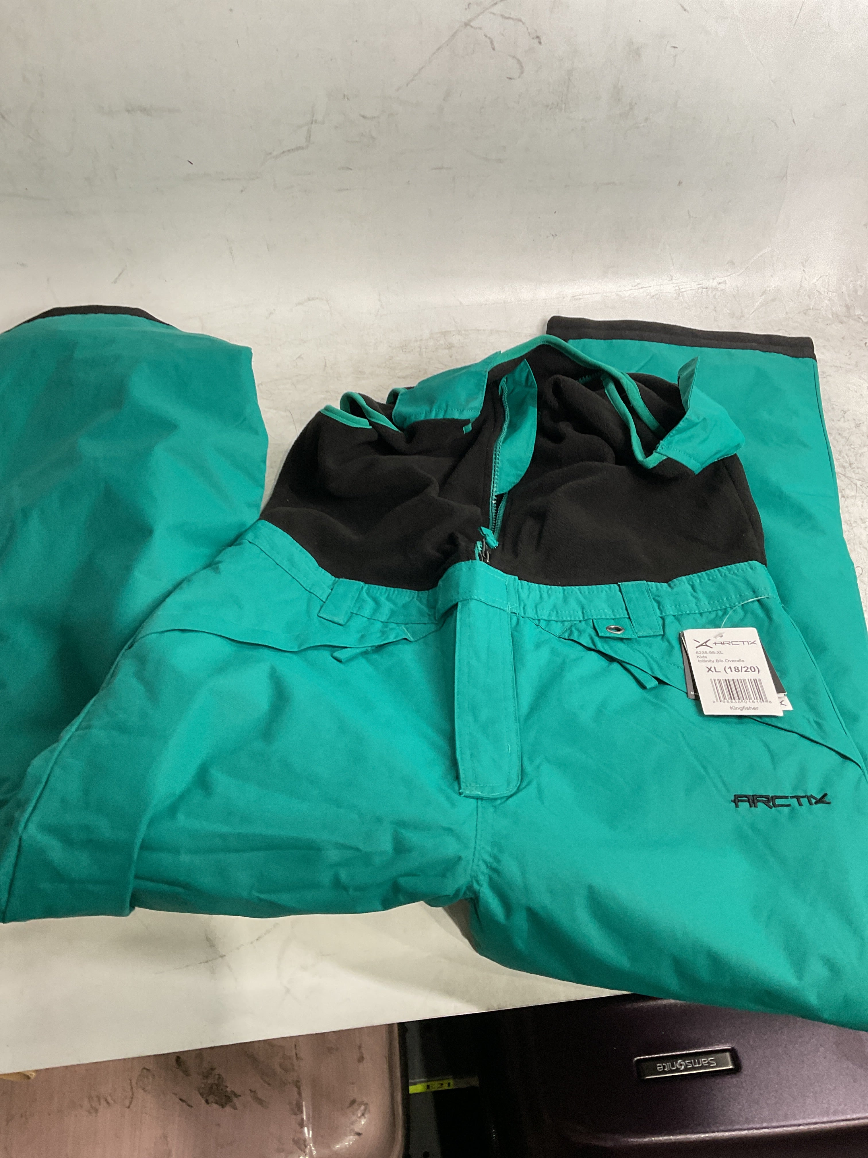 Arctix Kids Infinity Bib Overalls ( Kingfisher , X-Large ) Kingfisher X Large U1