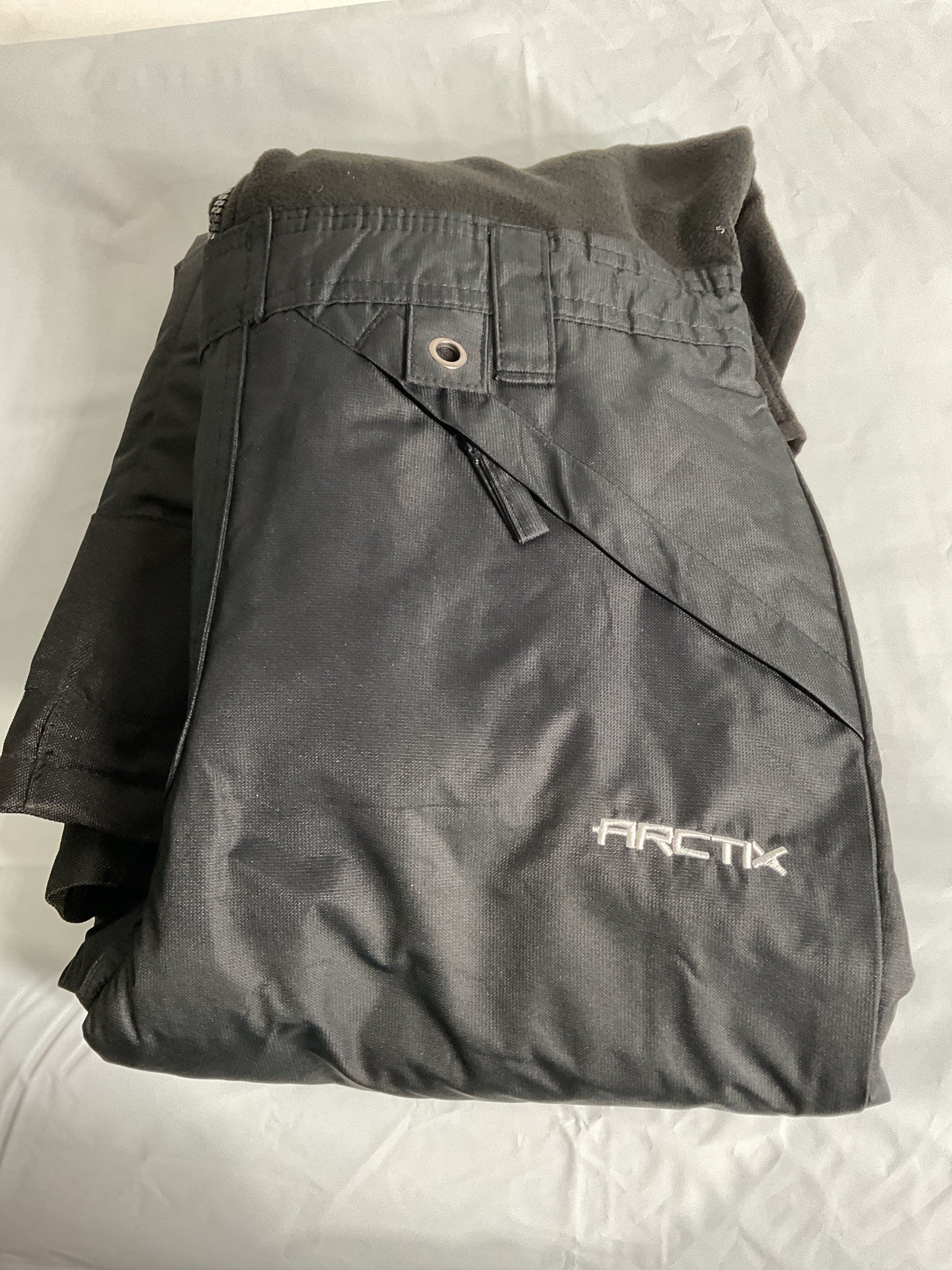 Arctix Kids Limitless Fleece Bib Overalls ( Black , Large Husky ) Black Large Husky U12
