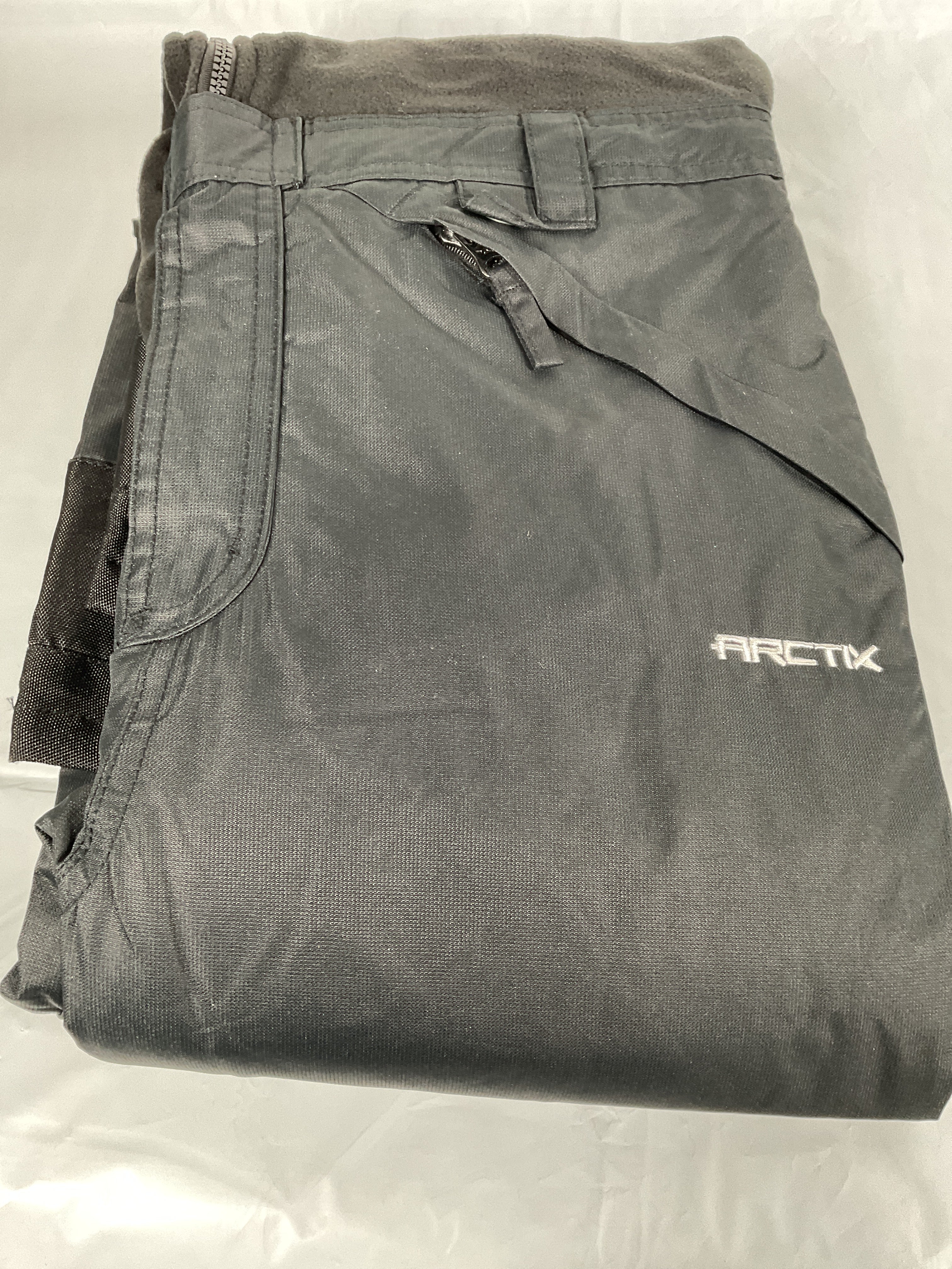 Arctix Kids Limitless Fleece Bib Overalls ( Black , Large Husky ) Black Large Husky U13
