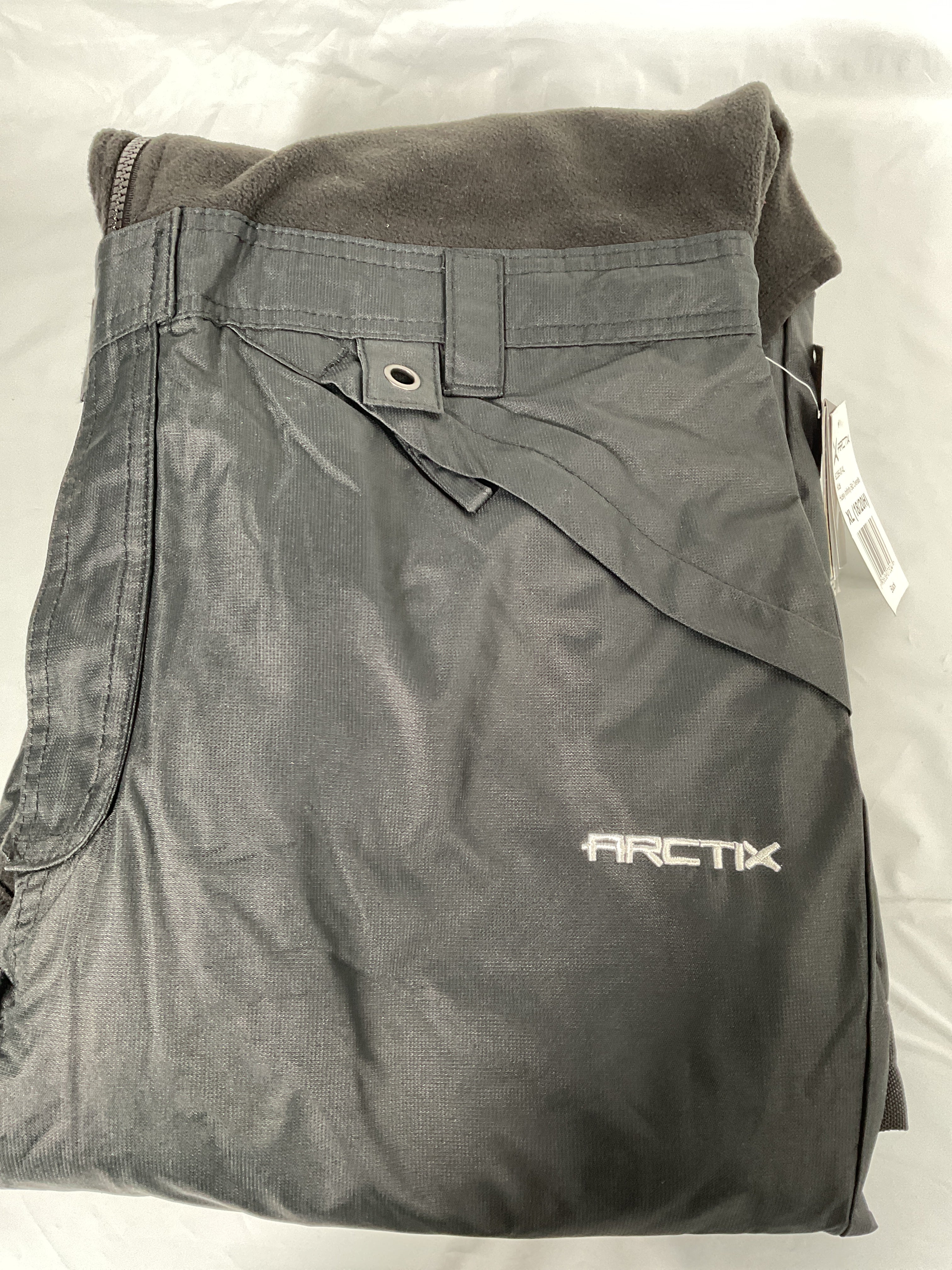 Arctix Kids Limitless Fleece Bib Overalls ( Black , X-Large Husky ) Black X Large Husky U10