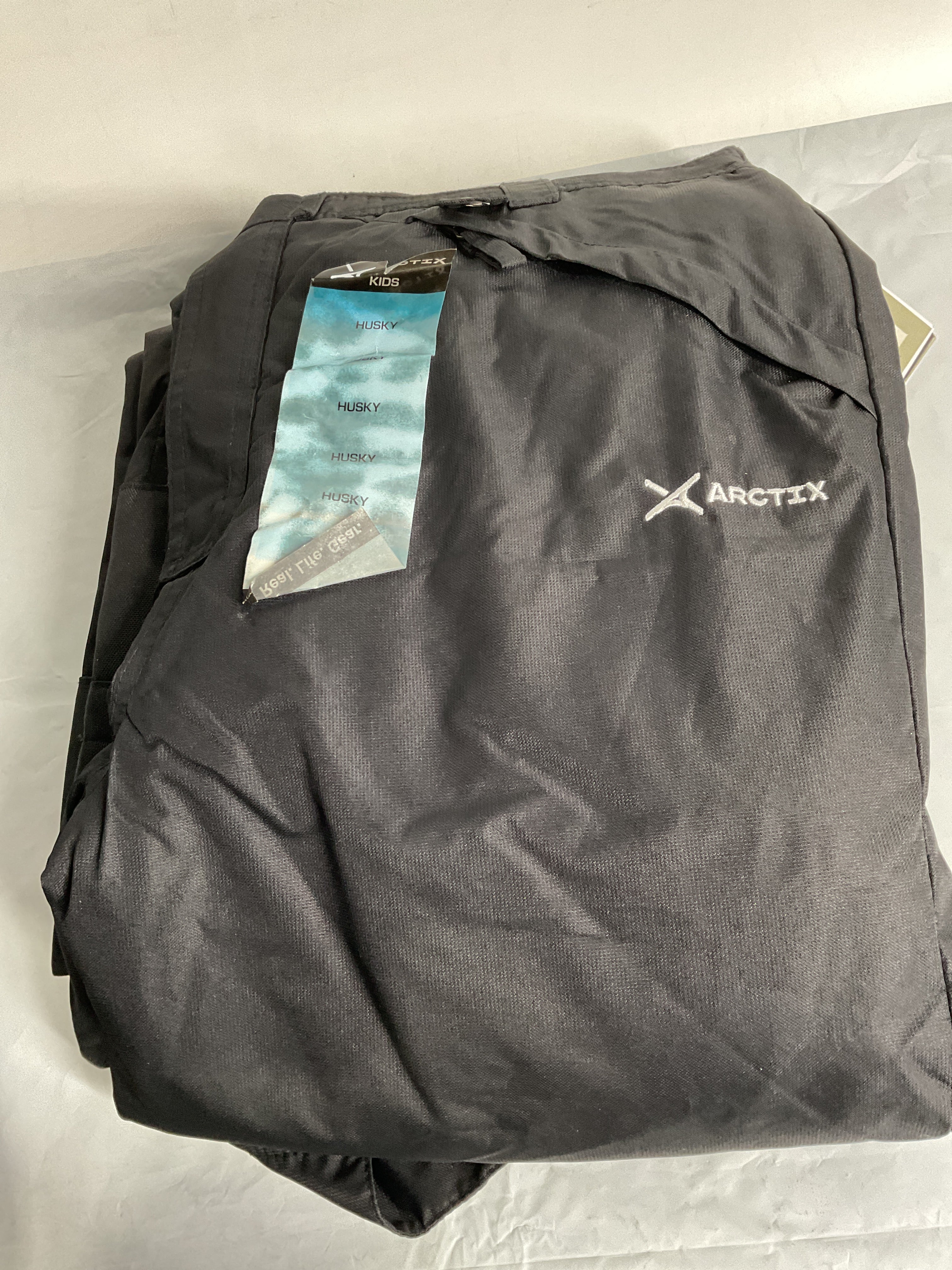 Arctix Kids Limitless Fleece Bib Overalls ( Black , X-Large Husky ) Black X Large Husky U8