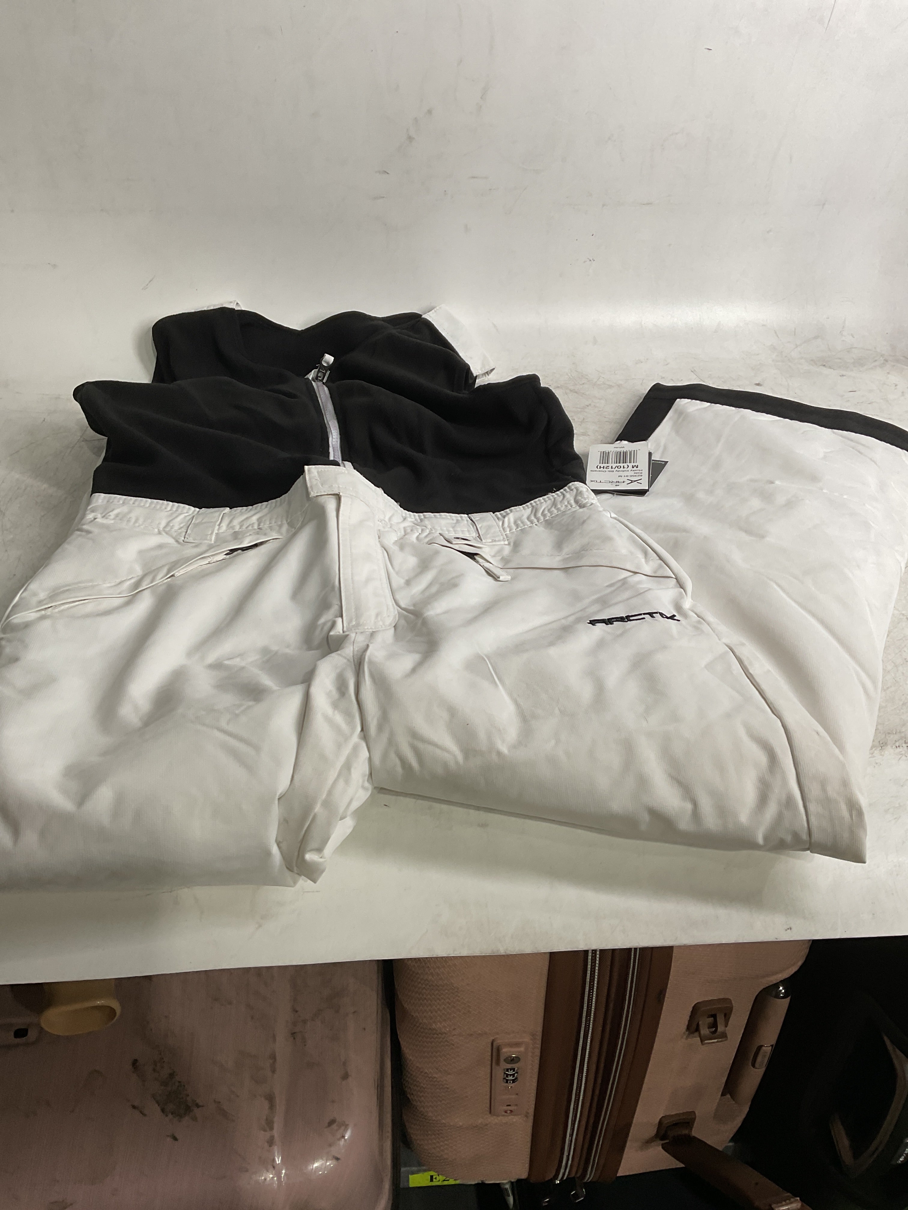 Arctix Kids Limitless Fleece Bib Overalls ( White , Medium Husky ) White Medium Husky U13