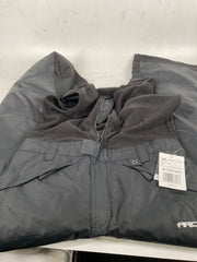 Arctix Kids Limitless Fleece Bib Overalls Jet Black Medium Husky U3