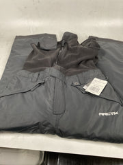 Arctix Kids Limitless Fleece Bib Overalls Jet Black Small Husky U3