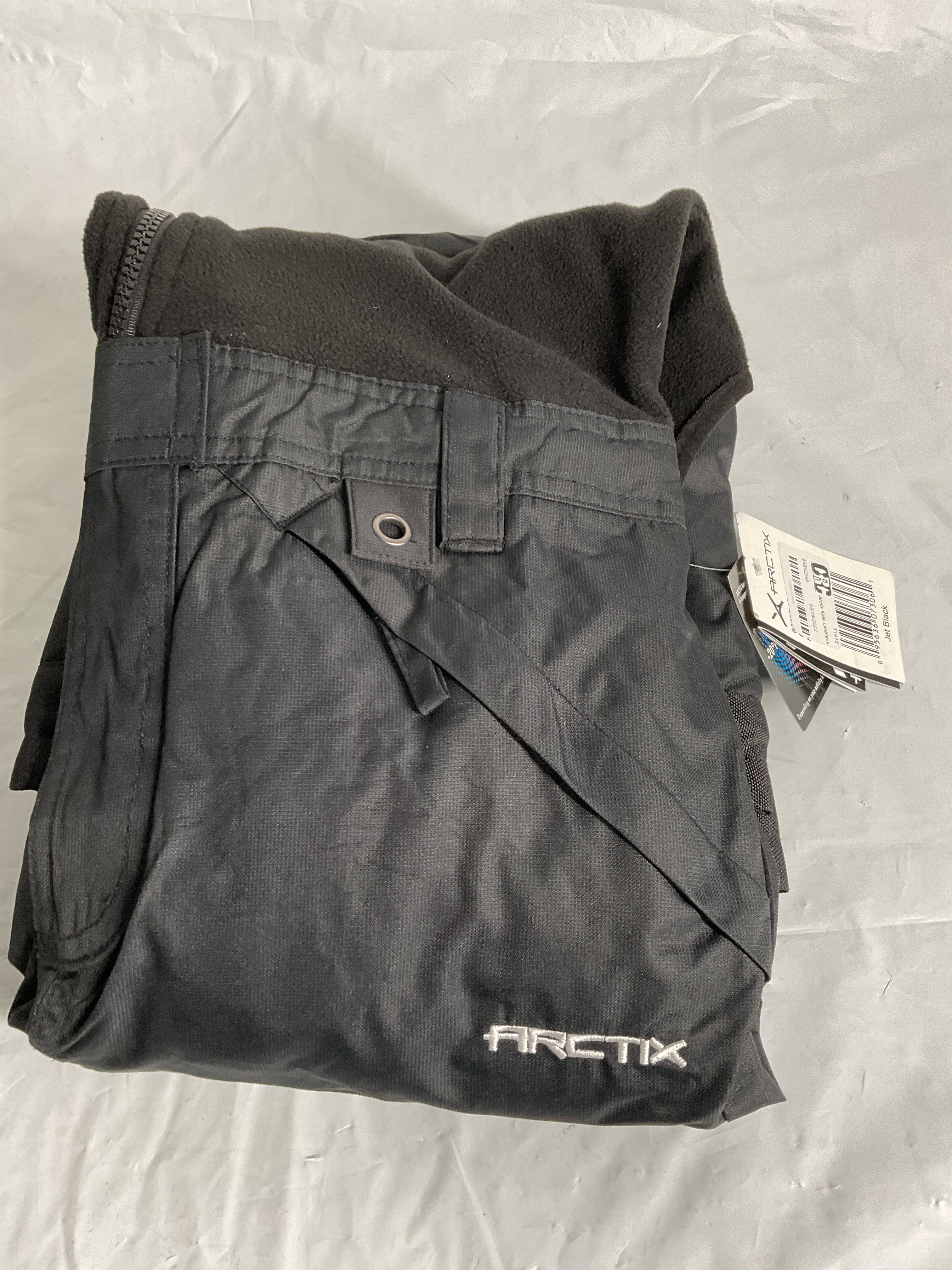 Arctix Kids Limitless Fleece Bib Overalls ( Jet Black , Small Husky ) Jet Black Small Husky U5