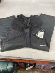 Arctix Kids Limitless Fleece Bib Overalls Jet Black X Small Husky U1