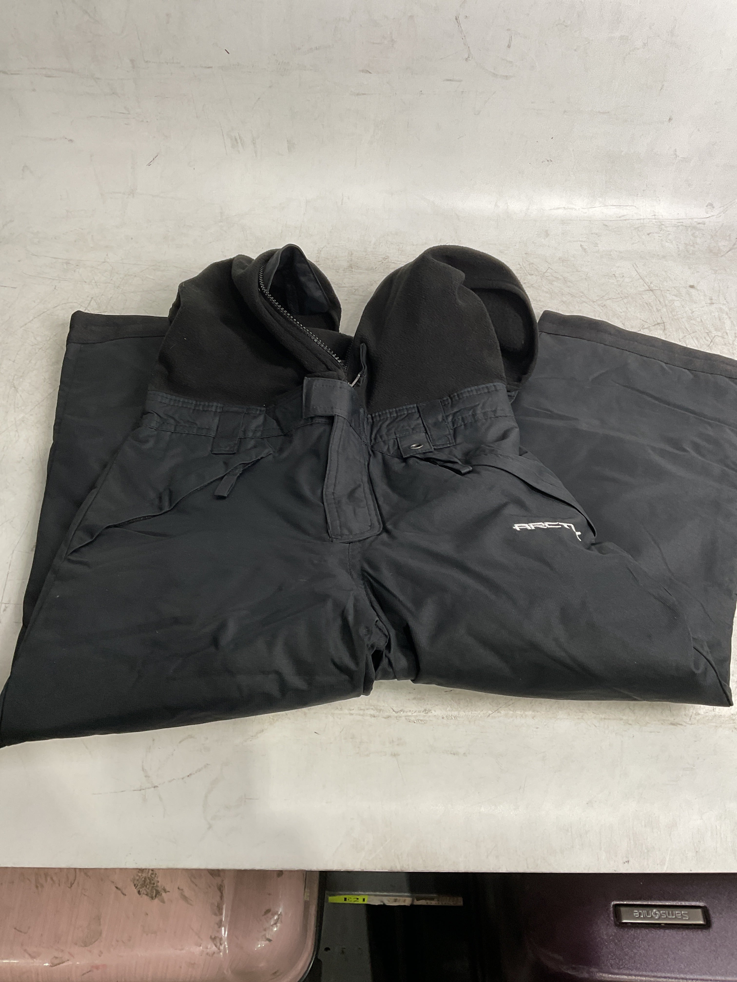 Arctix Kids Limitless Fleece Bib Overalls ( Jet Black , X-Small Husky ) Jet Black X Small Husky U2