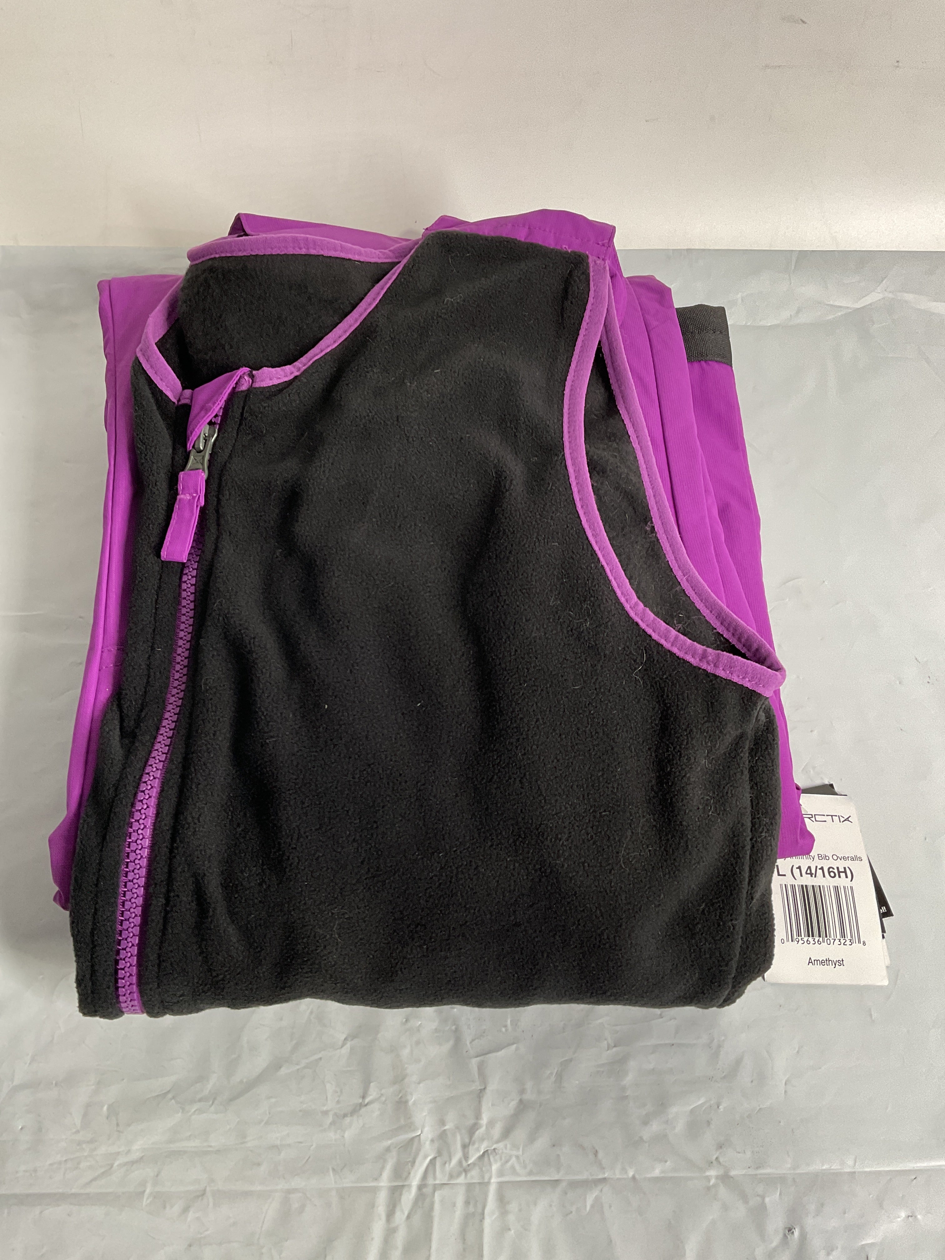 Arctix Kids Limitless Fleece Bib Overalls ( Amethyst , Large Husky ) Amethyst Large Husky U7