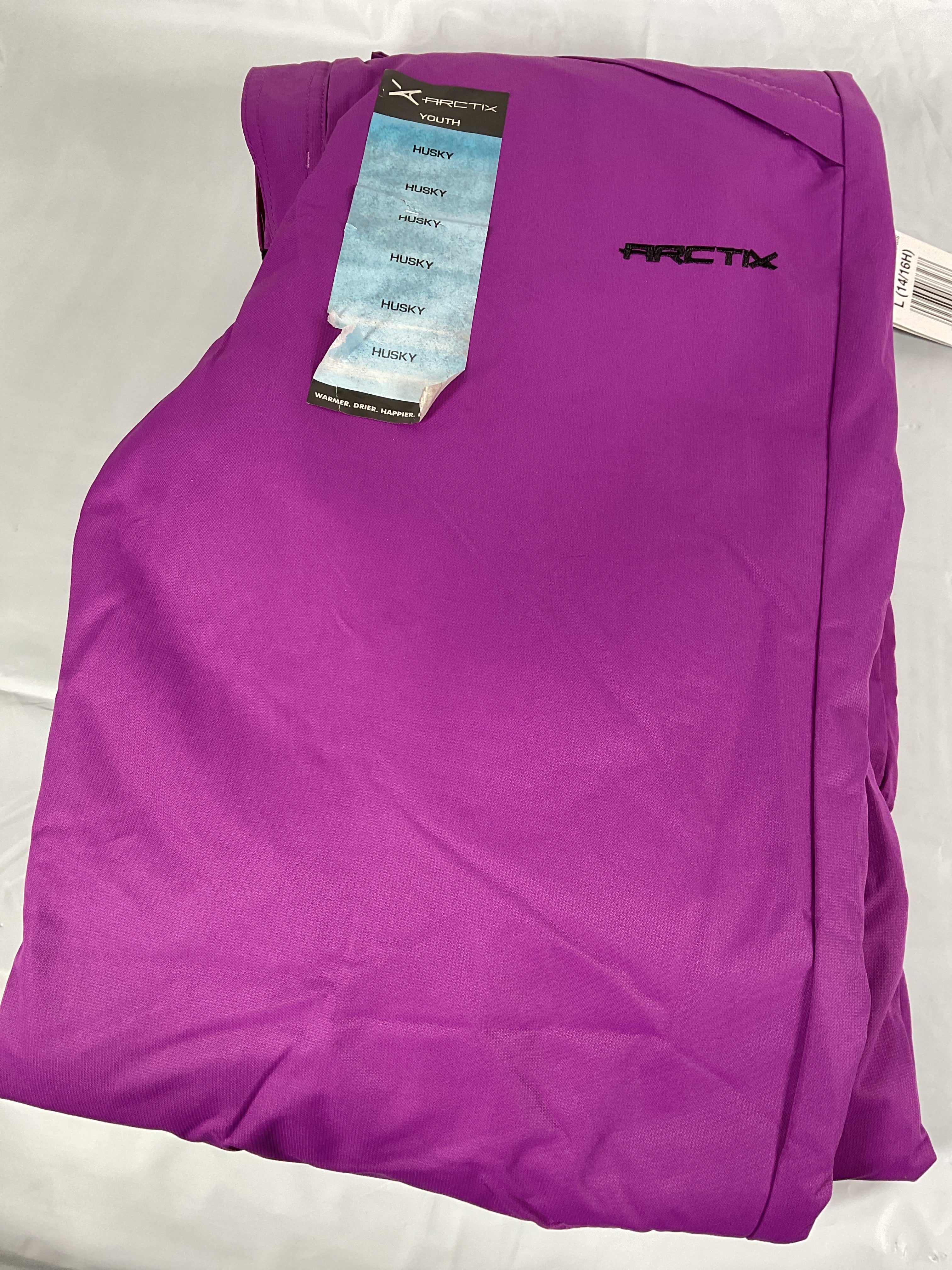 Arctix Kids Limitless Fleece Bib Overalls ( Amethyst , Large Husky ) Amethyst Large Husky U8