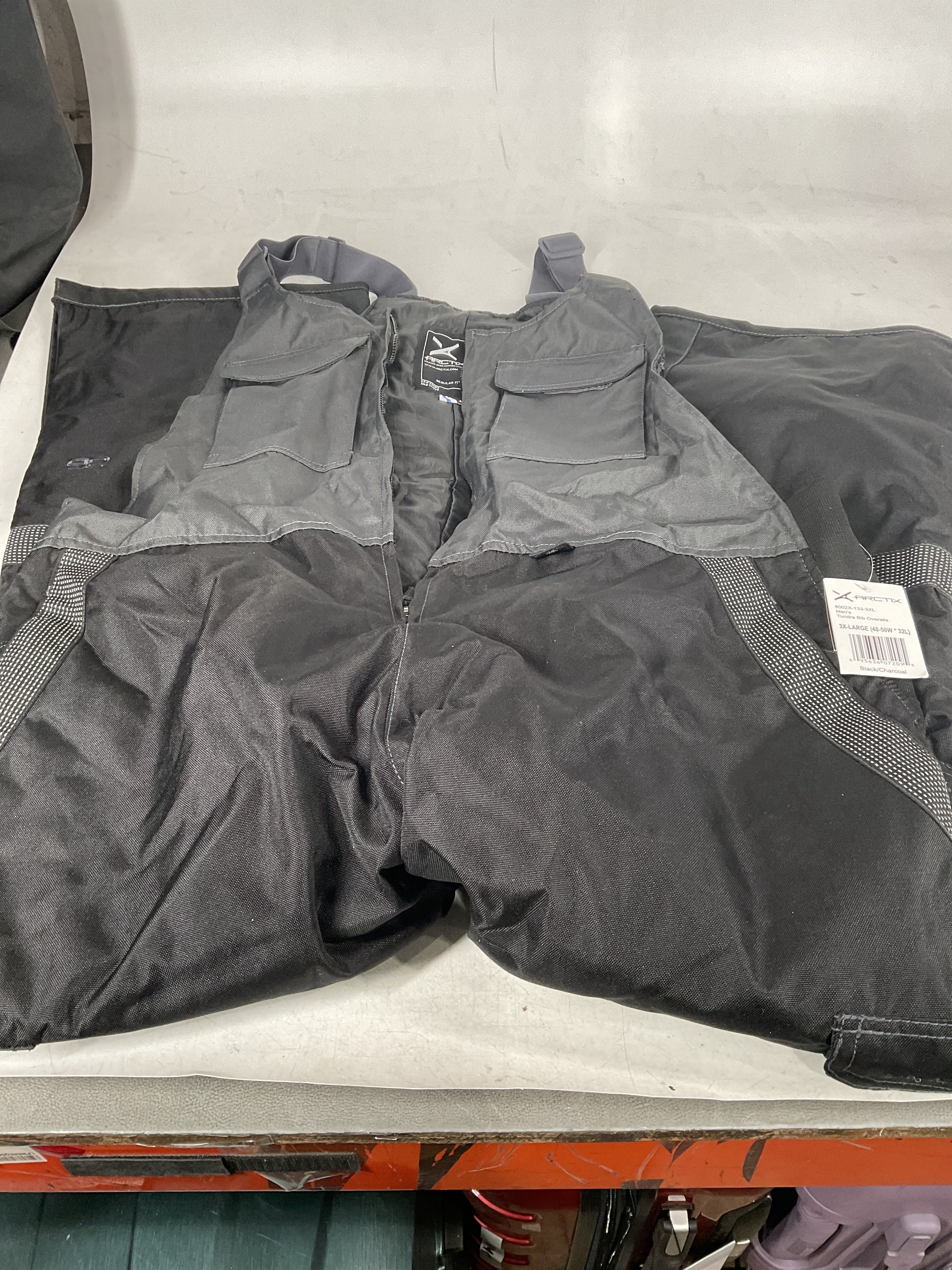 Arctix Men's Tundra Insulated Bib Black/Charcoal 3 X Large 32 Inseam U1