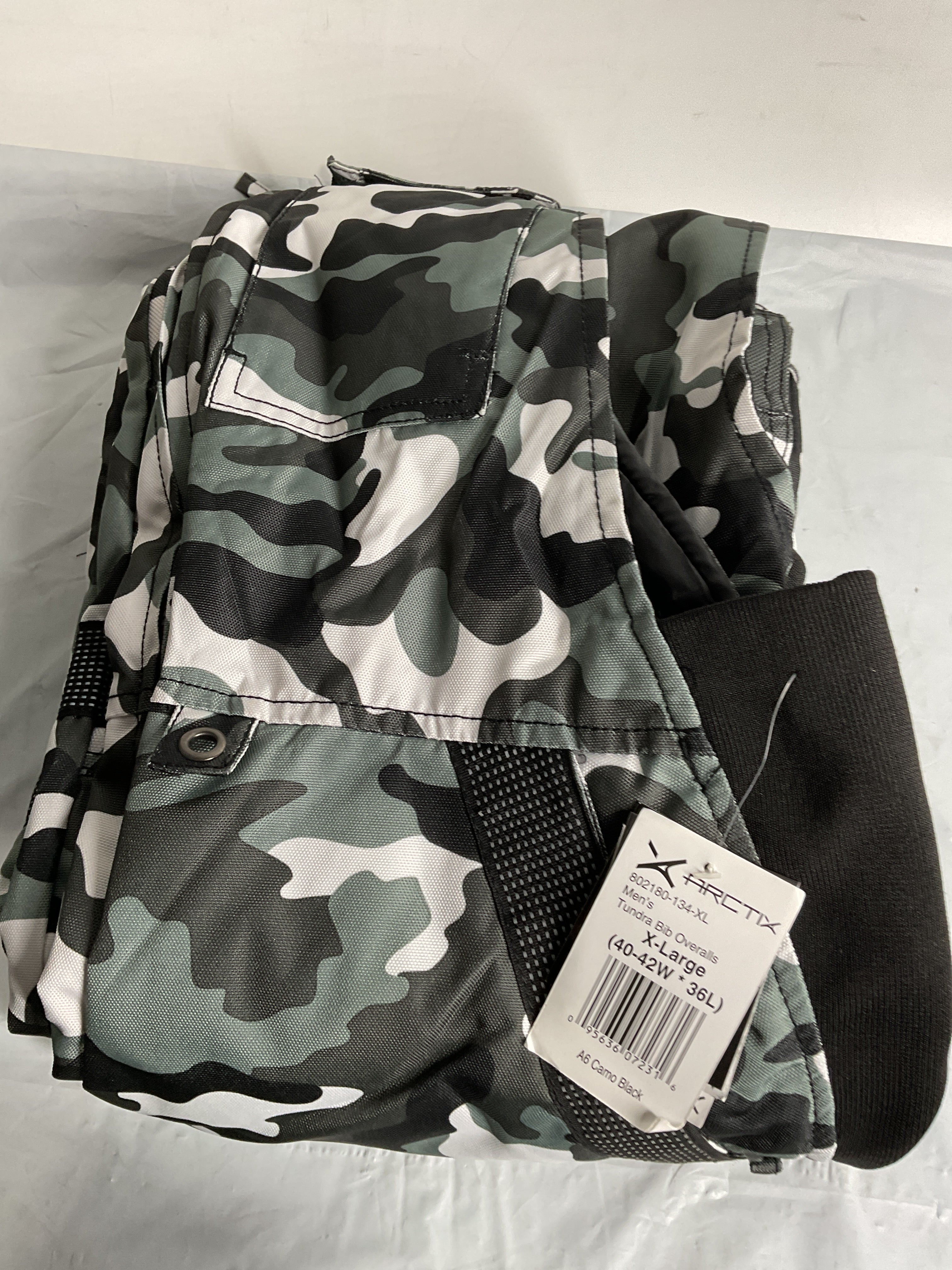 Arctix Men's Tundra Insulated Bib ( A6 Camo Black , X-Large/36" Inseam ) A6 Camo Black X Large 36 Inseam U2