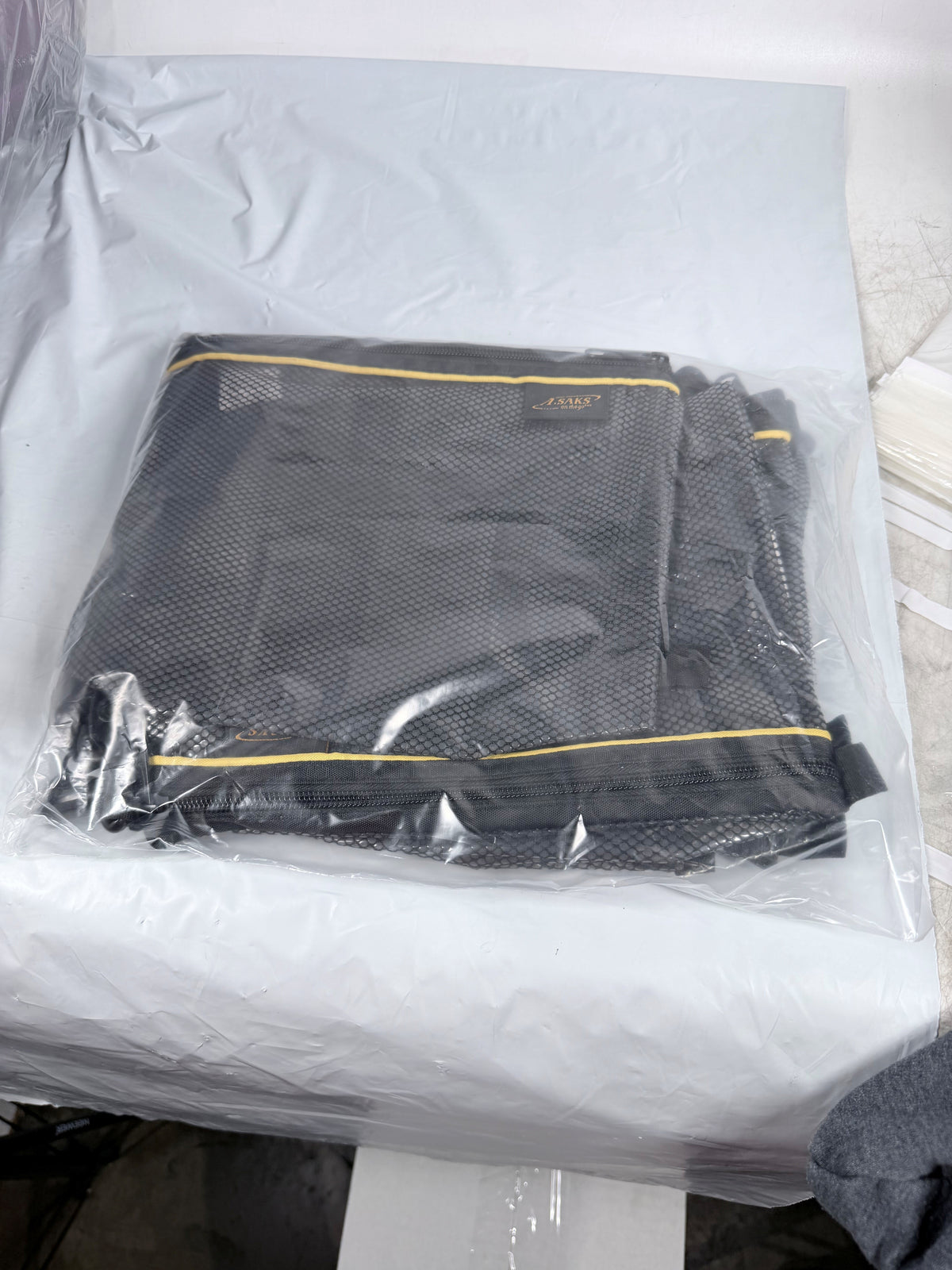 A.SAKS Luggage Packing Essentials, Squares, Paks ( Black , Paks ) Black Paks medium 9 PCS U1