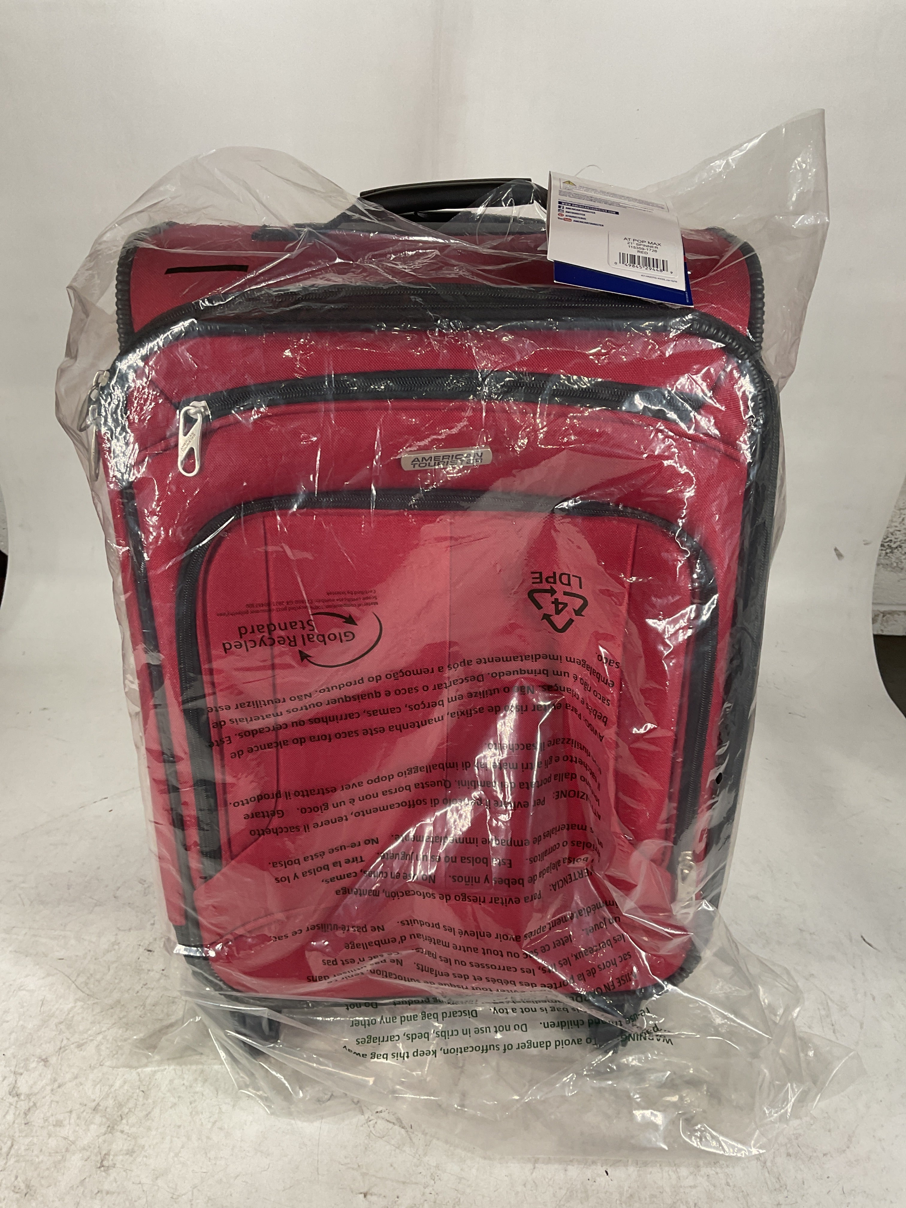 American Tourister Pop Max Softside Luggage with Spinner Wheels U3