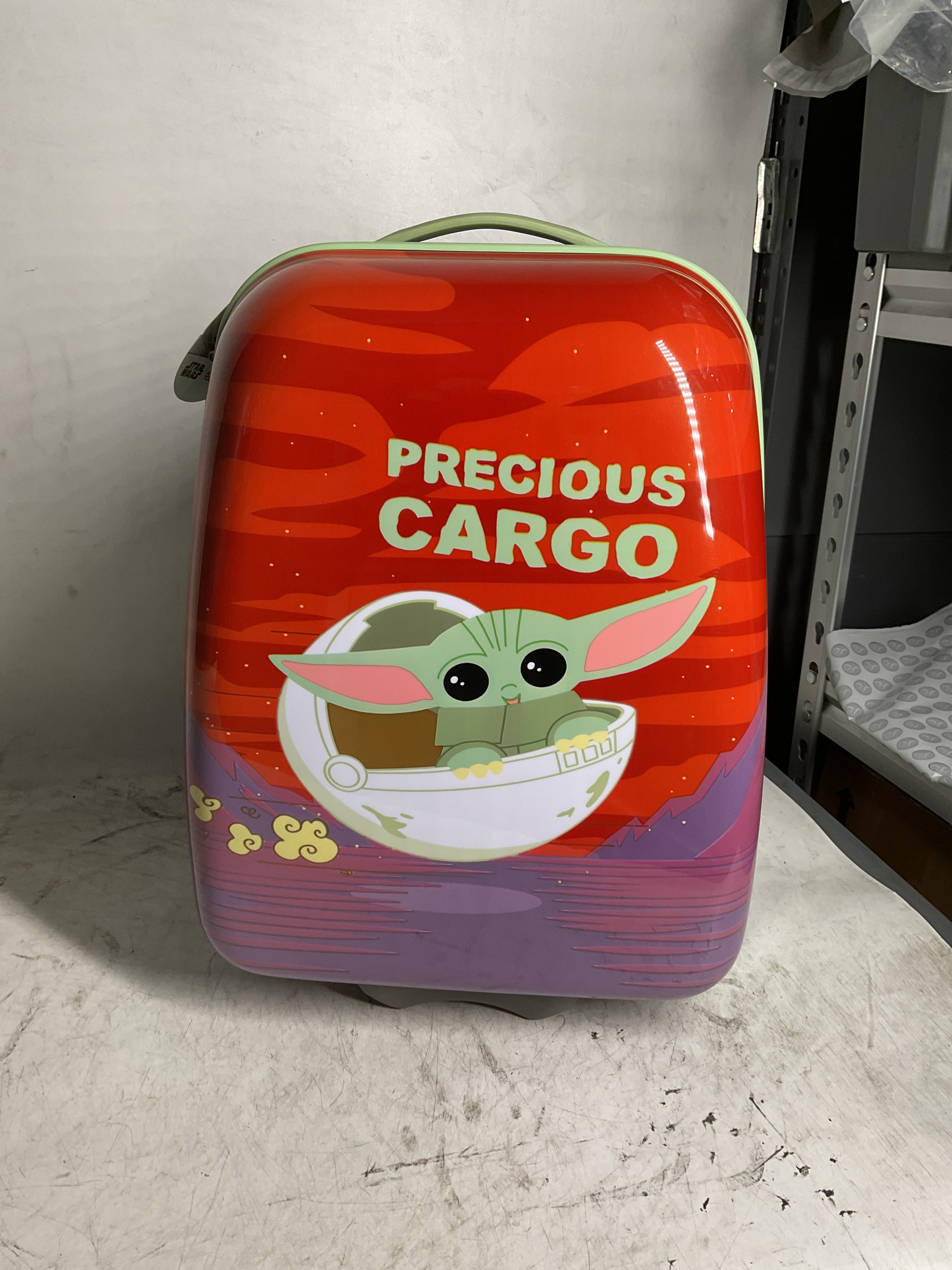 American Tourister Kids' Disney Hardside Upright Luggage ( Star Wars The Child , Carry-On 18-Inch ) Star Wars The Child Carry On 18 Inch U3