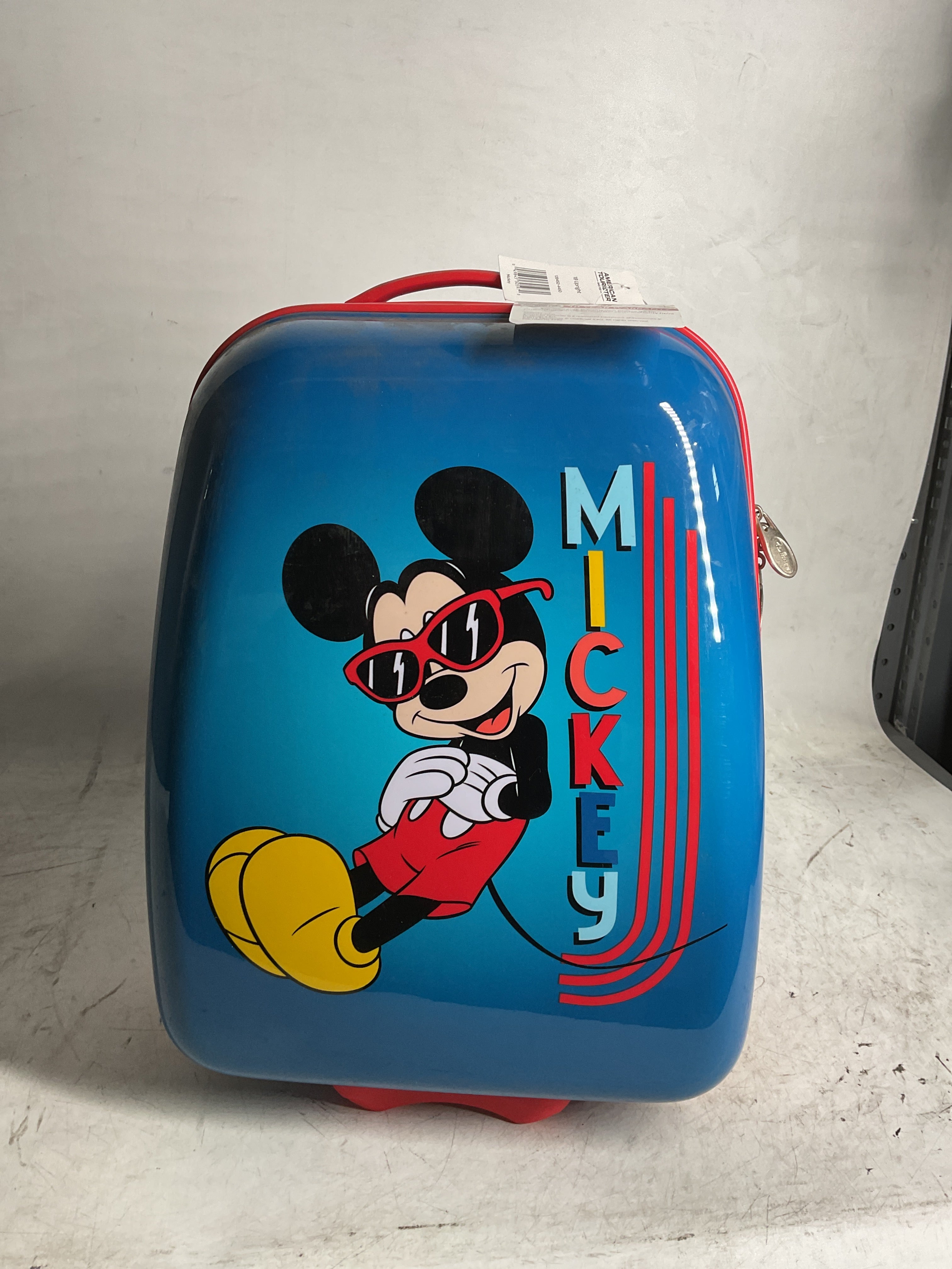 American Tourister Kids' Disney Hardside Upright Luggage ( Mickey , Carry-On 18-Inch ) Mickey Carry On 18 Inch U10