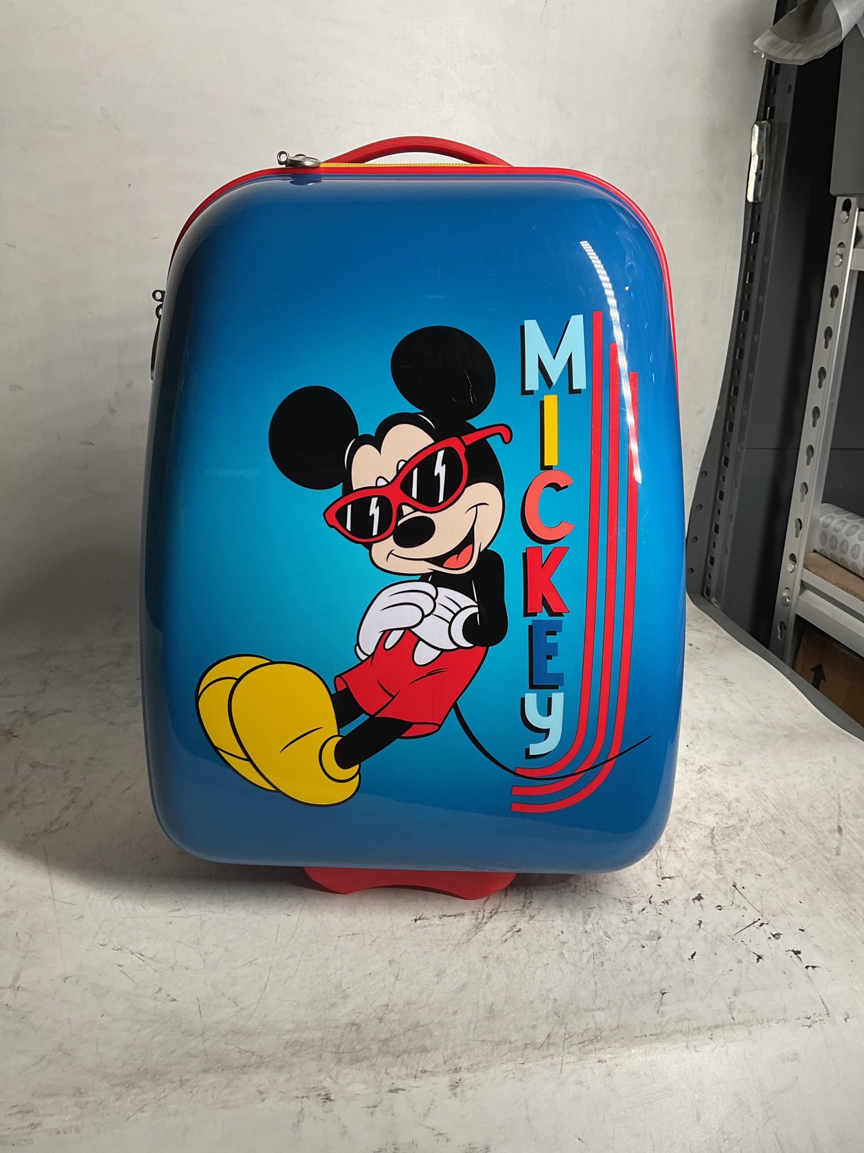 American Tourister Kids' Disney Hardside Upright Luggage ( Mickey , Carry-On 18-Inch ) Mickey Carry On 18 Inch U11