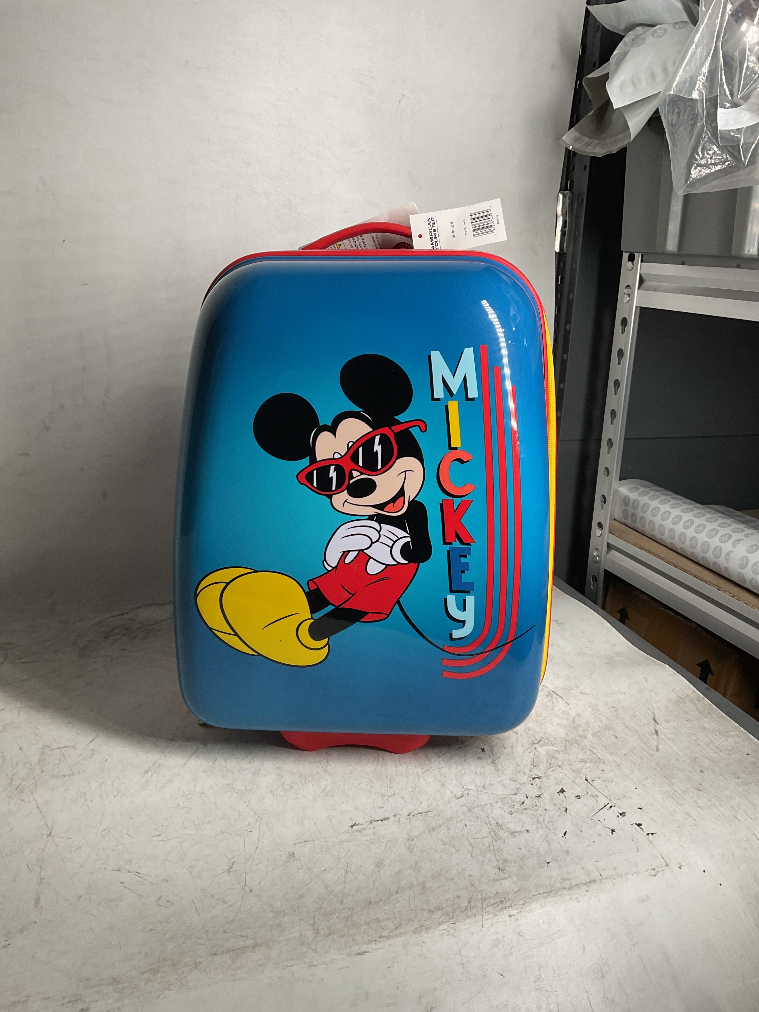American Tourister Kids' Disney Hardside Upright Luggage ( Mickey , Carry-On 18-Inch ) Mickey Carry On 18 Inch U13