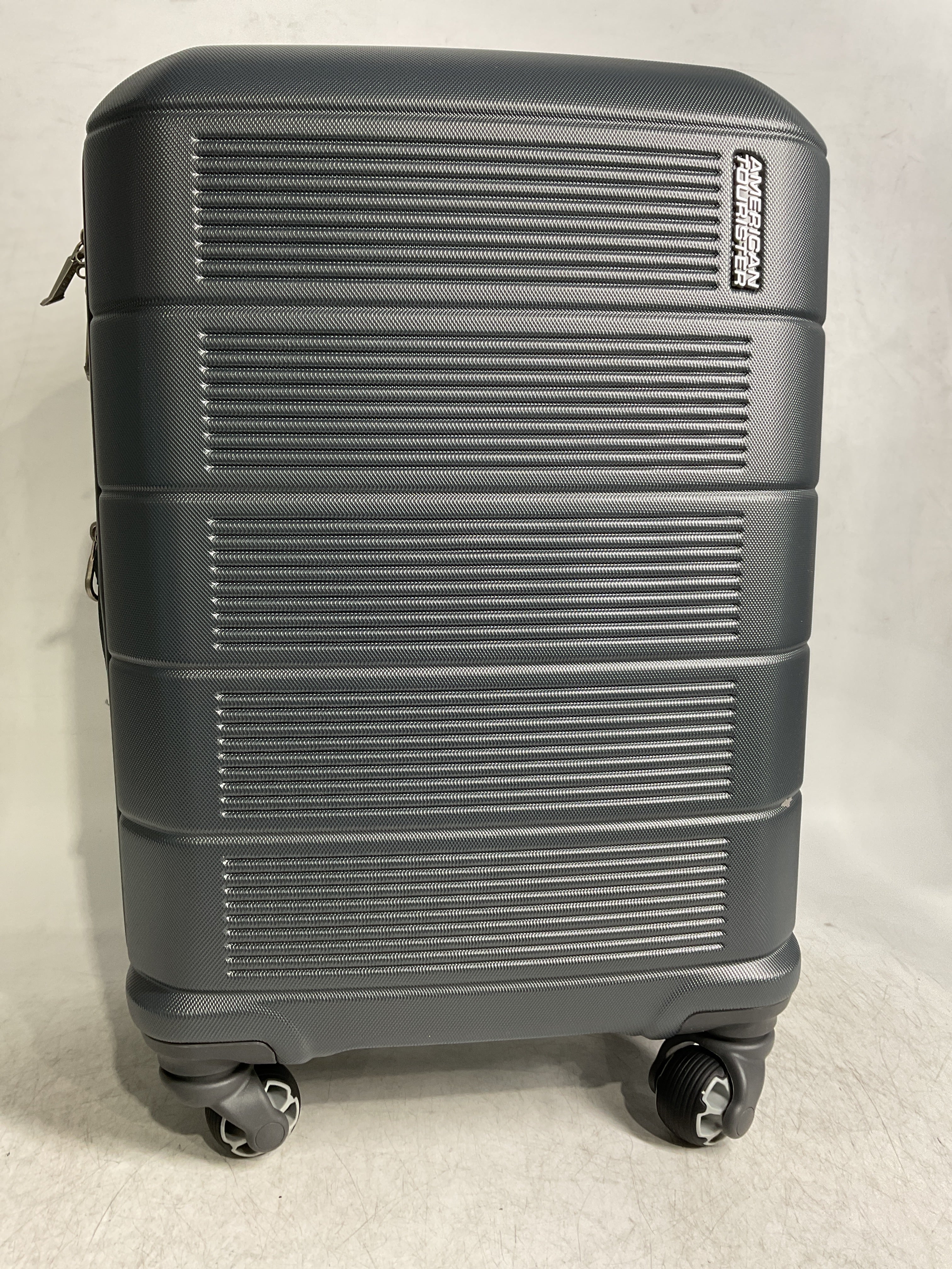 American Tourister Stratum 2.0 Hardside Spinner Luggage Collection ( Charcoal , 20-Inch Carry-On ) Charcoal 20 Inch Carry On U1