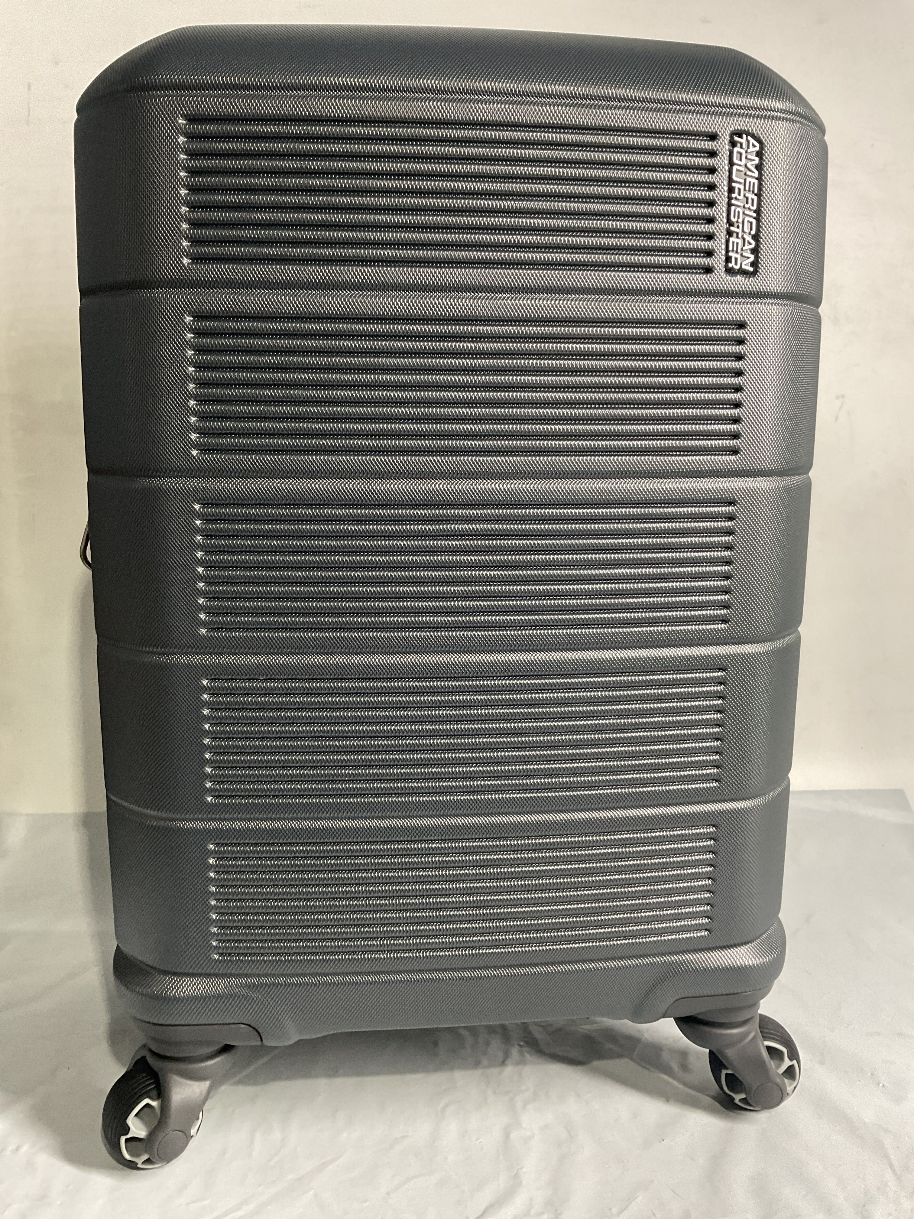 American Tourister Stratum 2.0 Hardside Spinner Luggage Collection ( Charcoal , 20-Inch Carry-On ) Charcoal 20 Inch Carry On U4