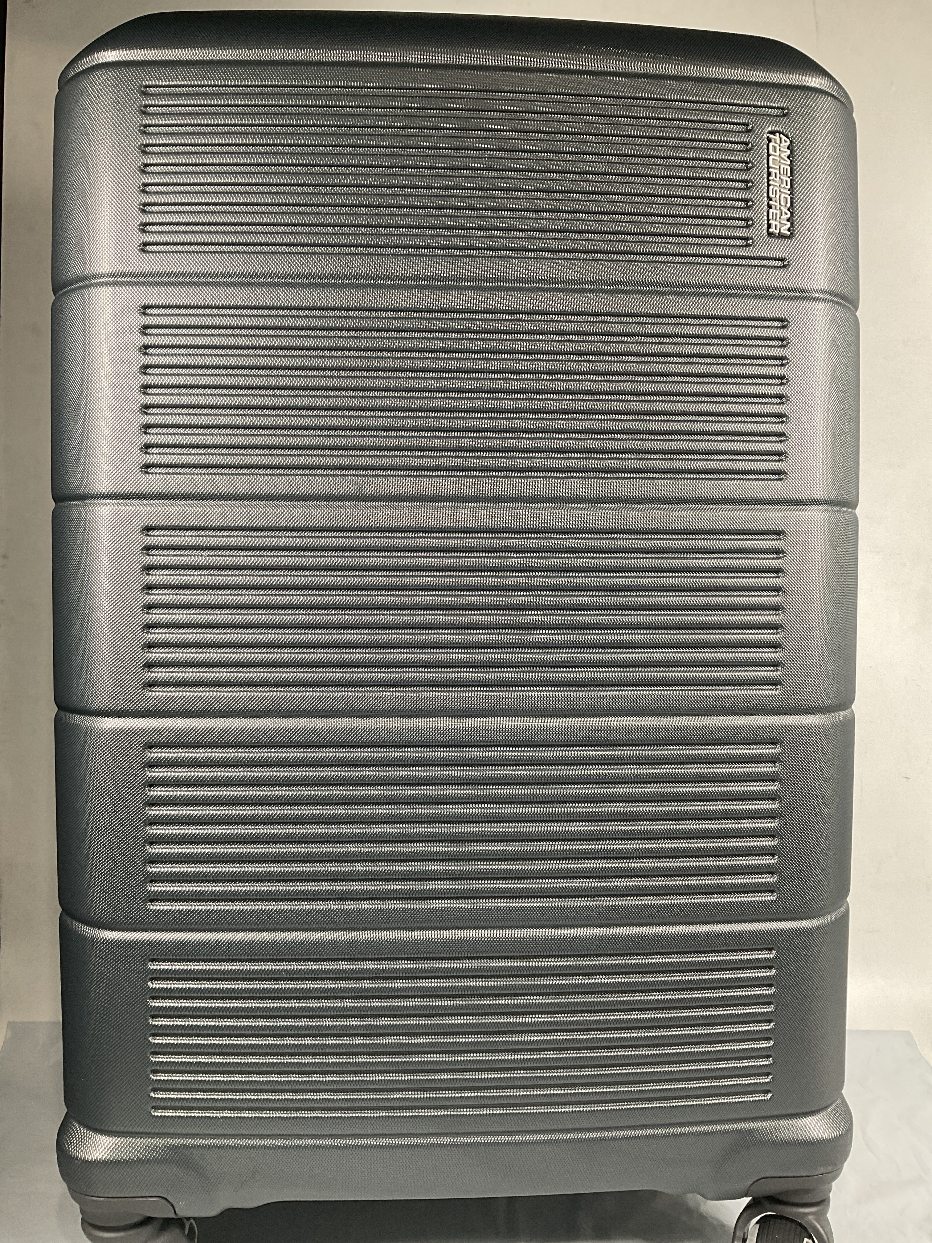 American Tourister Stratum 2.0 Hardside Spinner Luggage Collection ( Charcoal , 28-Inch Checked-Large ) Charcoal 28 Inch Checked Large U5